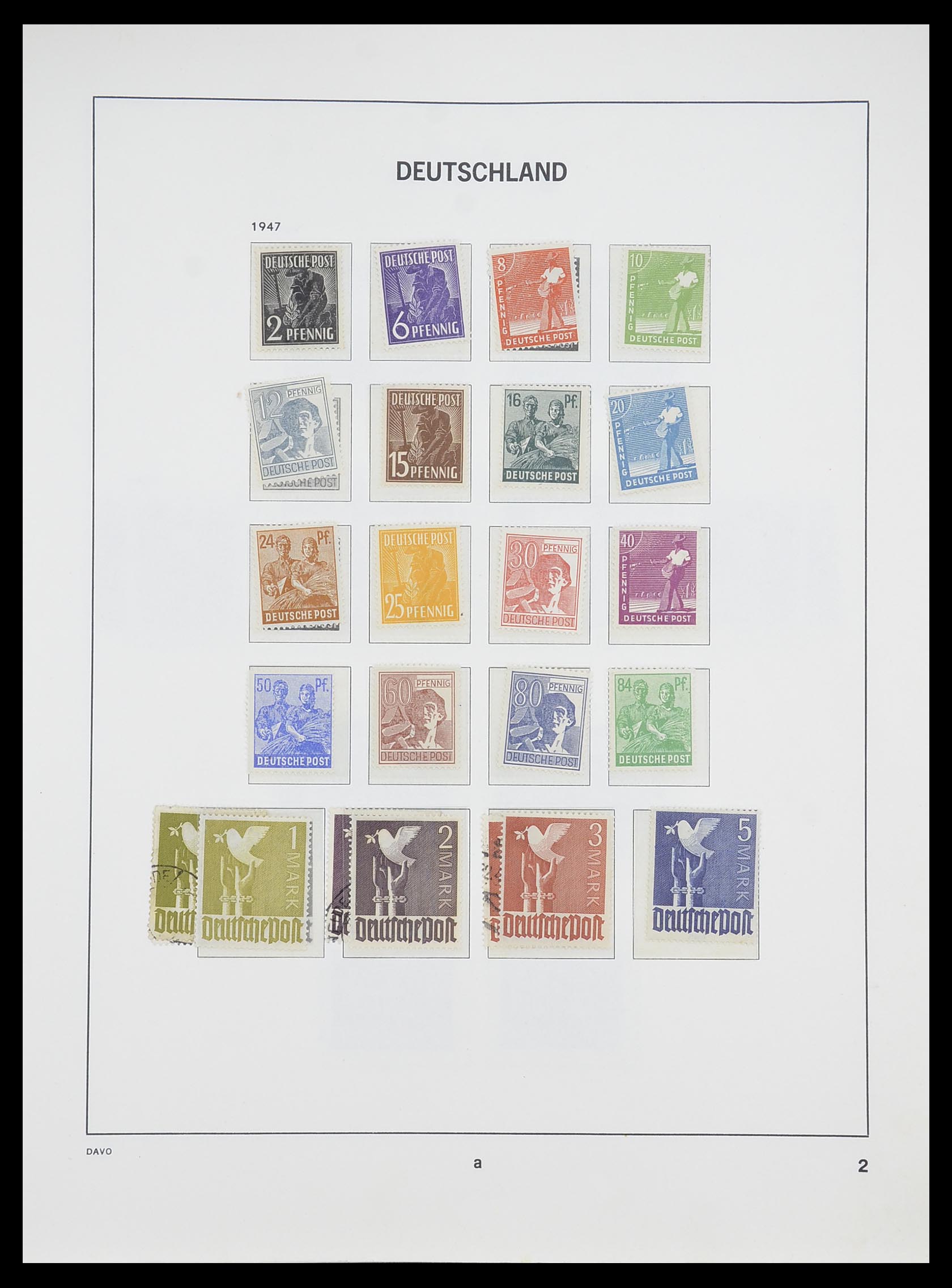 33954 002 - Postzegelverzameling 33954 Bundespost en Berlijn 1945-1972.