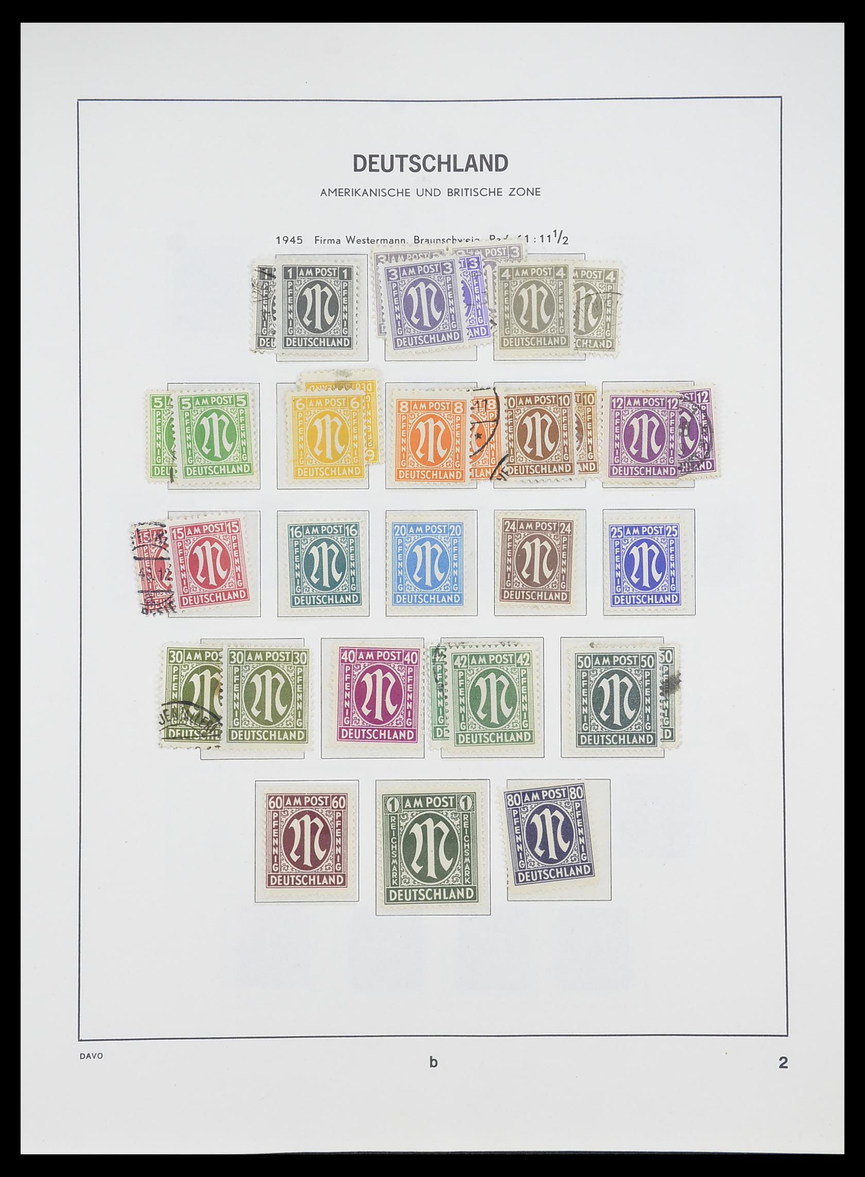 33954 005 - Postzegelverzameling 33954 Bundespost en Berlijn 1945-1972.