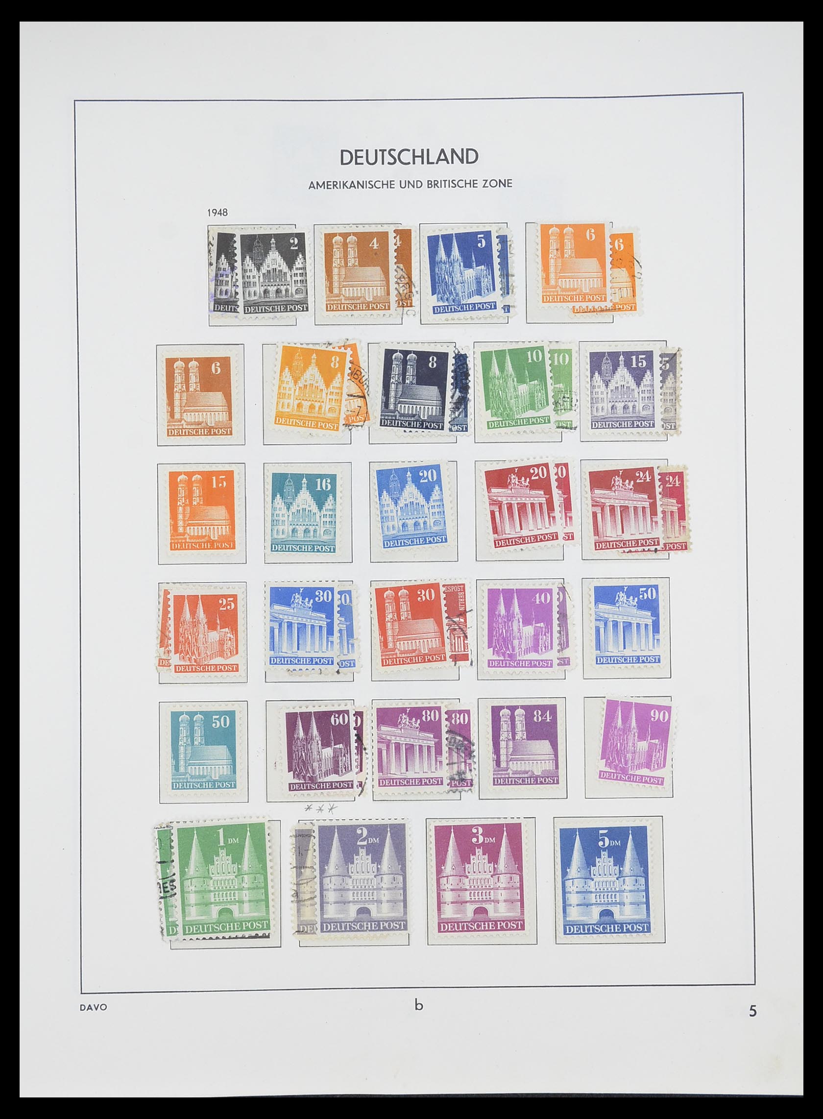 33954 008 - Stamp collection 33954 Bundespost and Berlin 1945-1972.
