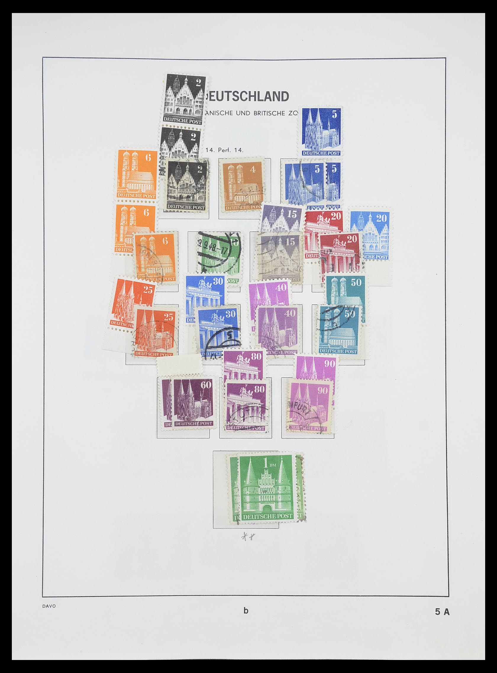 33954 009 - Stamp collection 33954 Bundespost and Berlin 1945-1972.