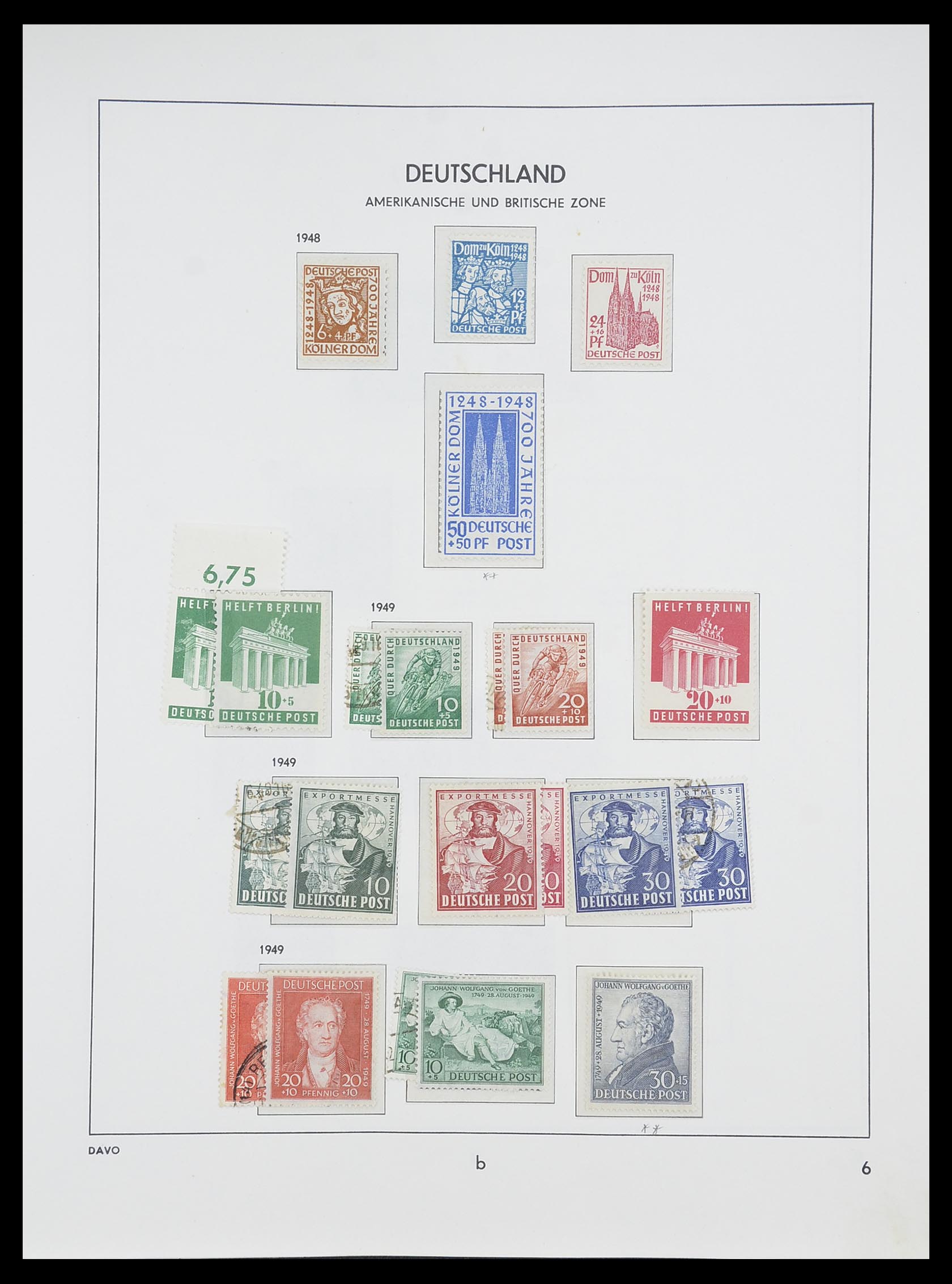 33954 010 - Stamp collection 33954 Bundespost and Berlin 1945-1972.
