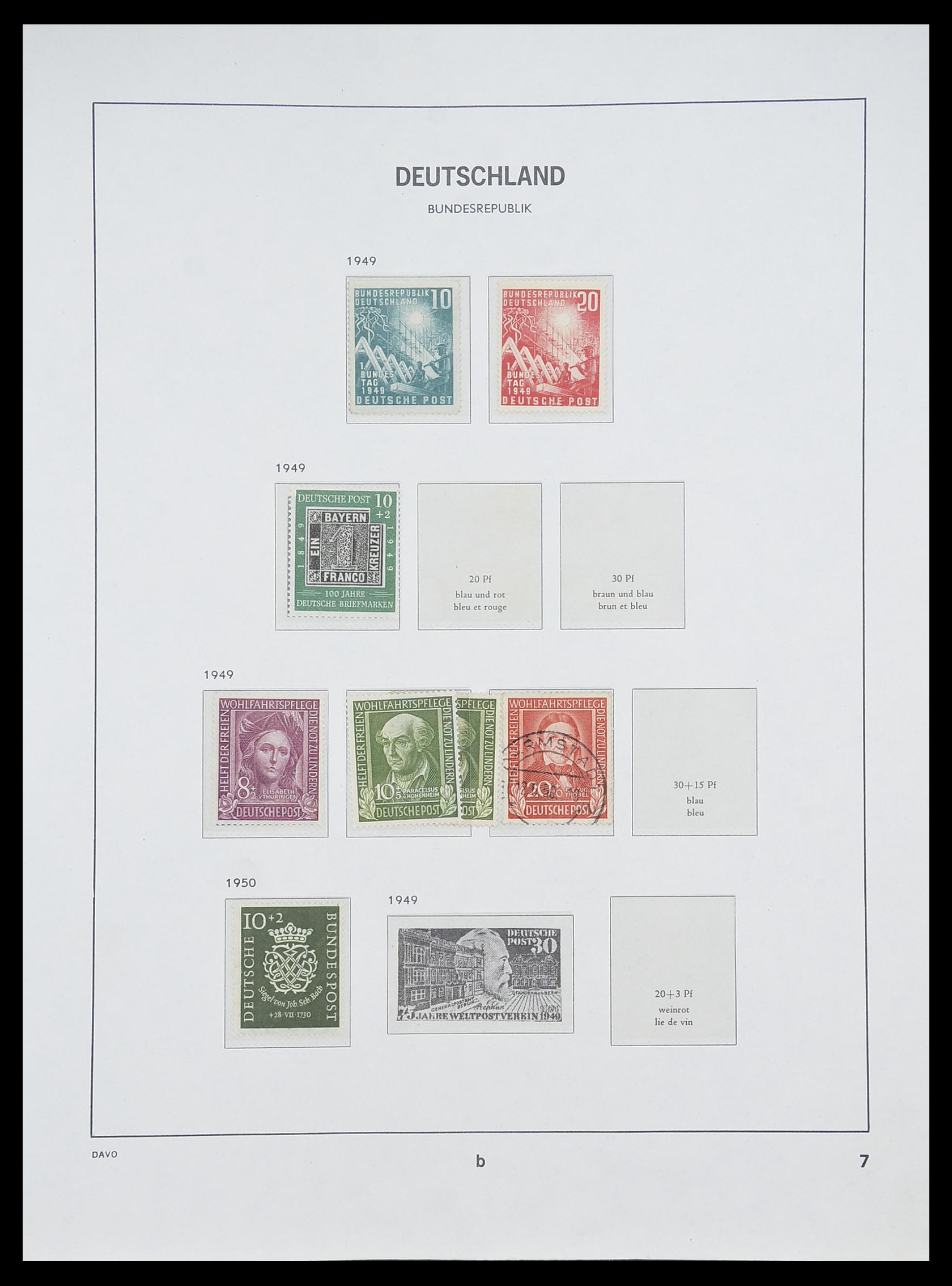 33954 011 - Postzegelverzameling 33954 Bundespost en Berlijn 1945-1972.