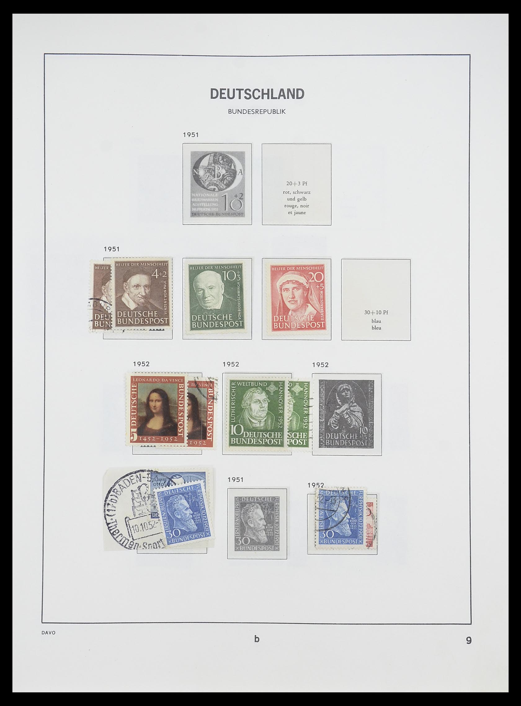 33954 013 - Postzegelverzameling 33954 Bundespost en Berlijn 1945-1972.