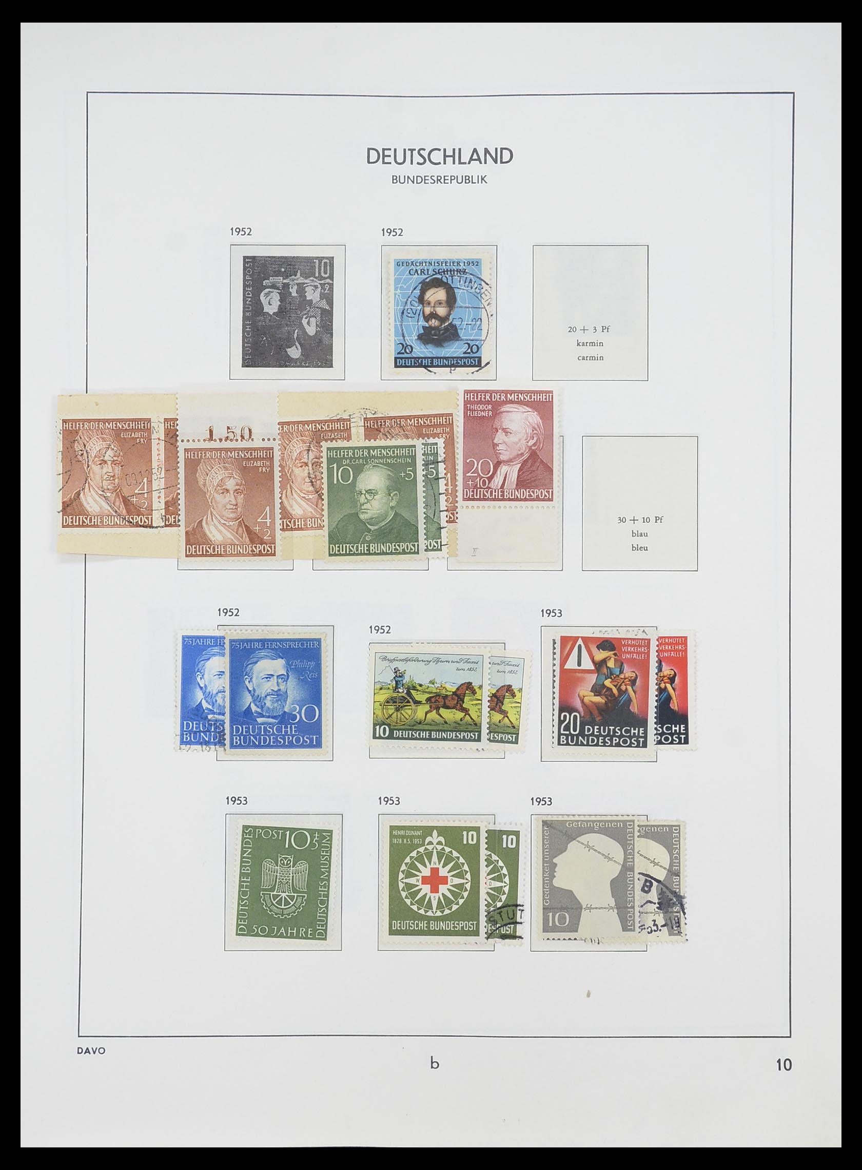 33954 014 - Postzegelverzameling 33954 Bundespost en Berlijn 1945-1972.