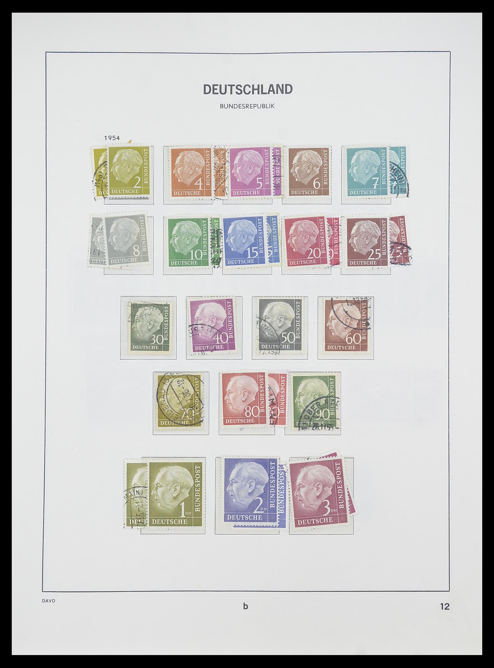 33954 016 - Postzegelverzameling 33954 Bundespost en Berlijn 1945-1972.