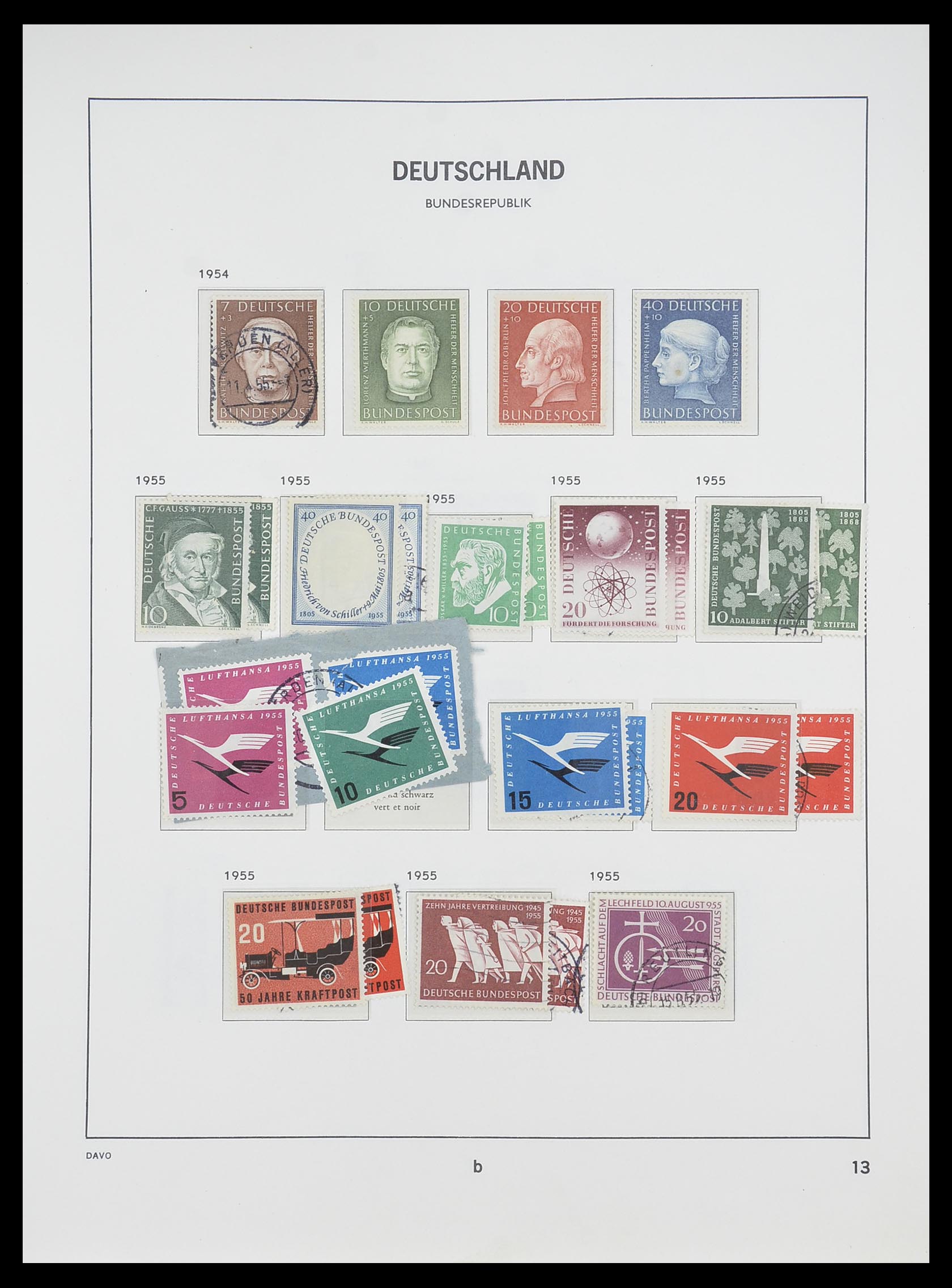 33954 017 - Postzegelverzameling 33954 Bundespost en Berlijn 1945-1972.