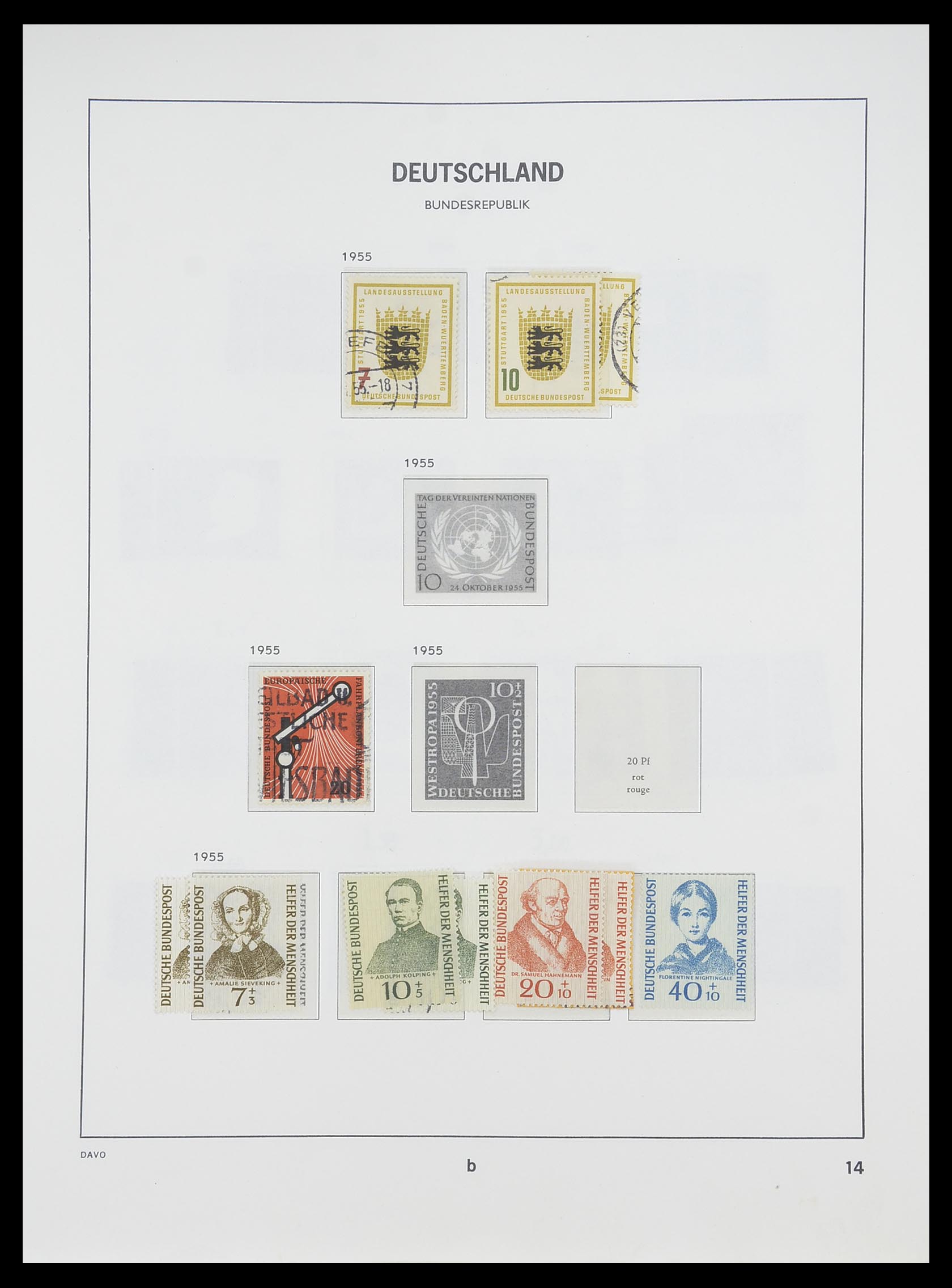 33954 018 - Postzegelverzameling 33954 Bundespost en Berlijn 1945-1972.