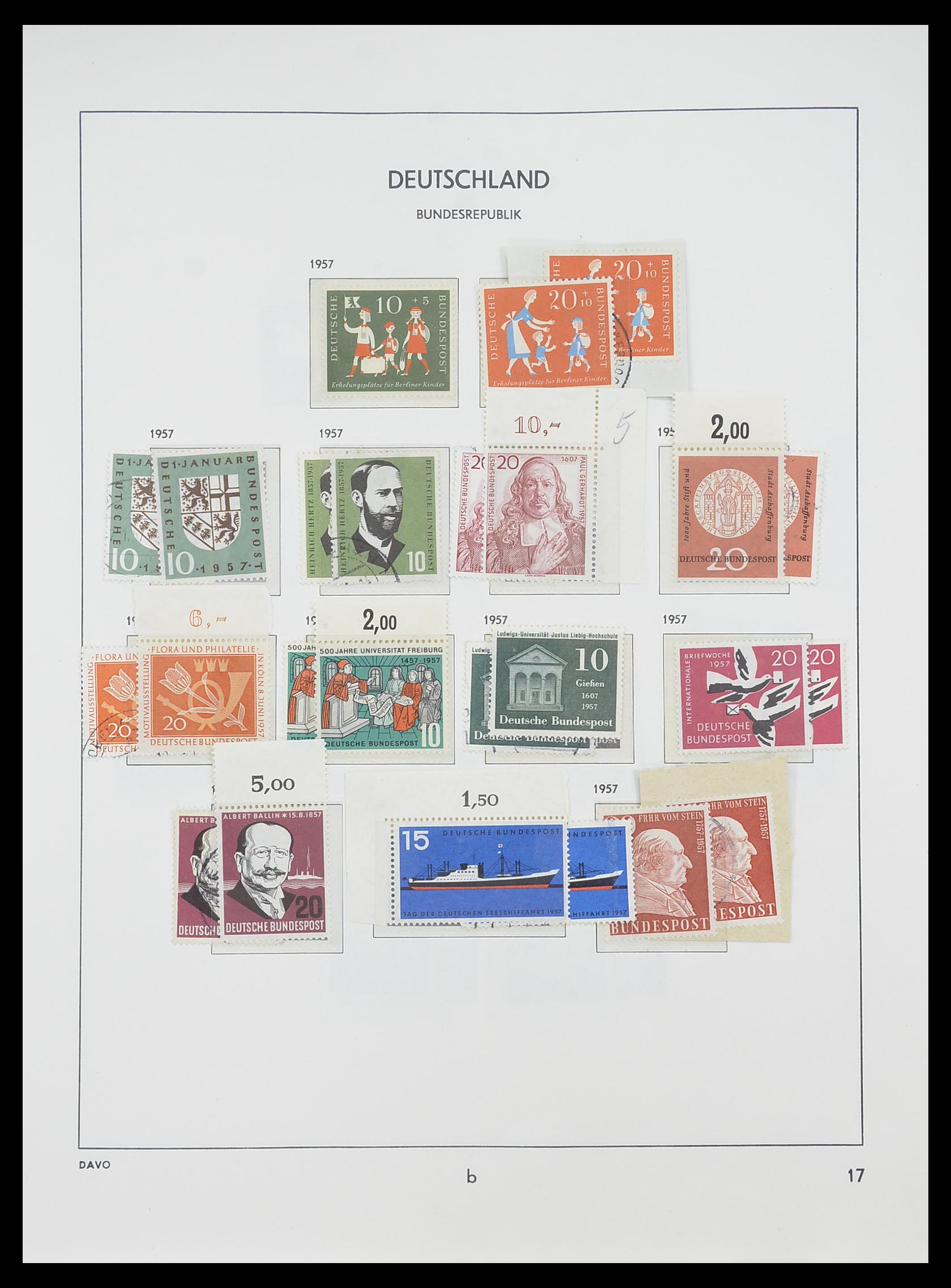 33954 021 - Postzegelverzameling 33954 Bundespost en Berlijn 1945-1972.