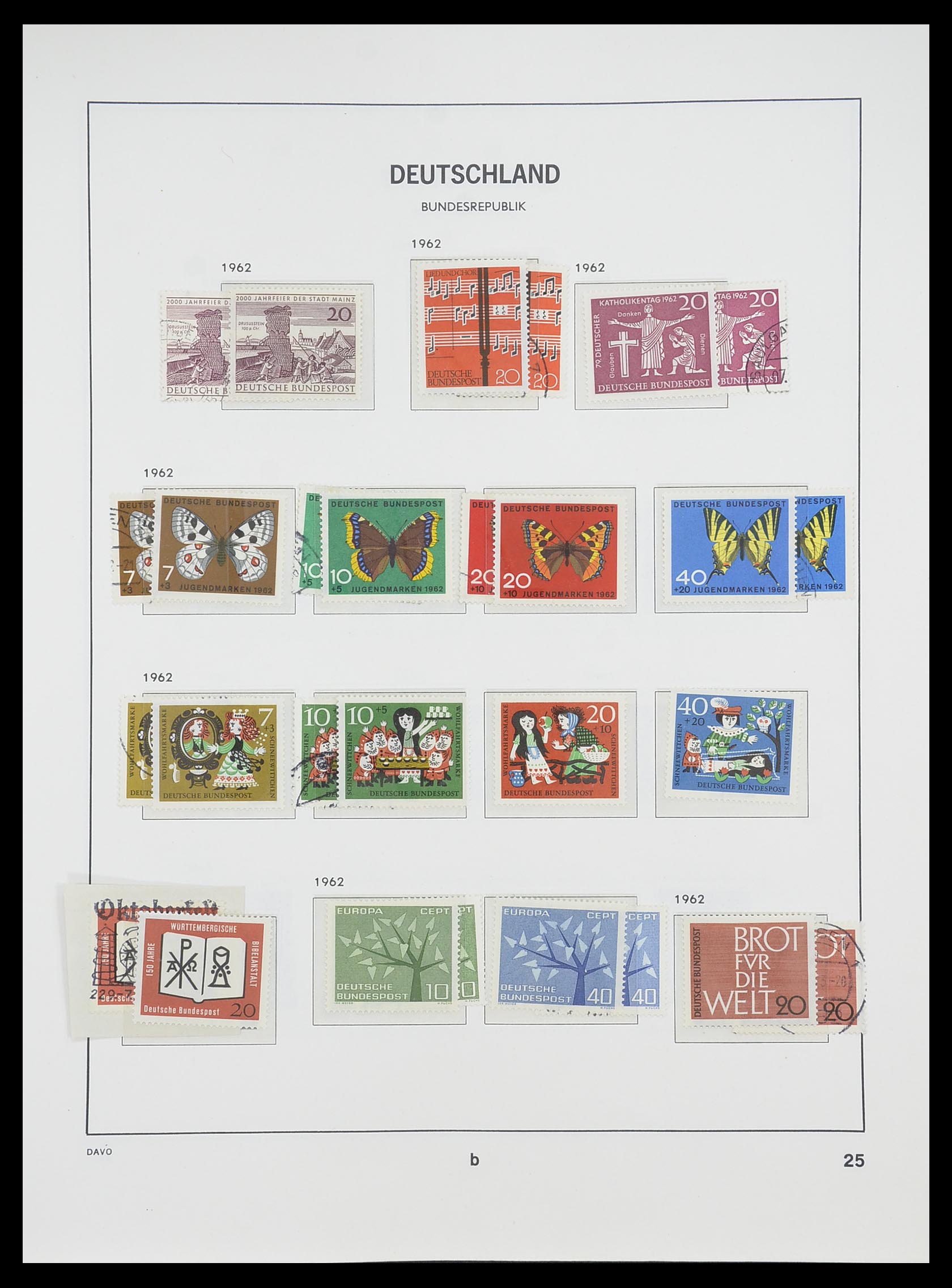 33954 029 - Postzegelverzameling 33954 Bundespost en Berlijn 1945-1972.