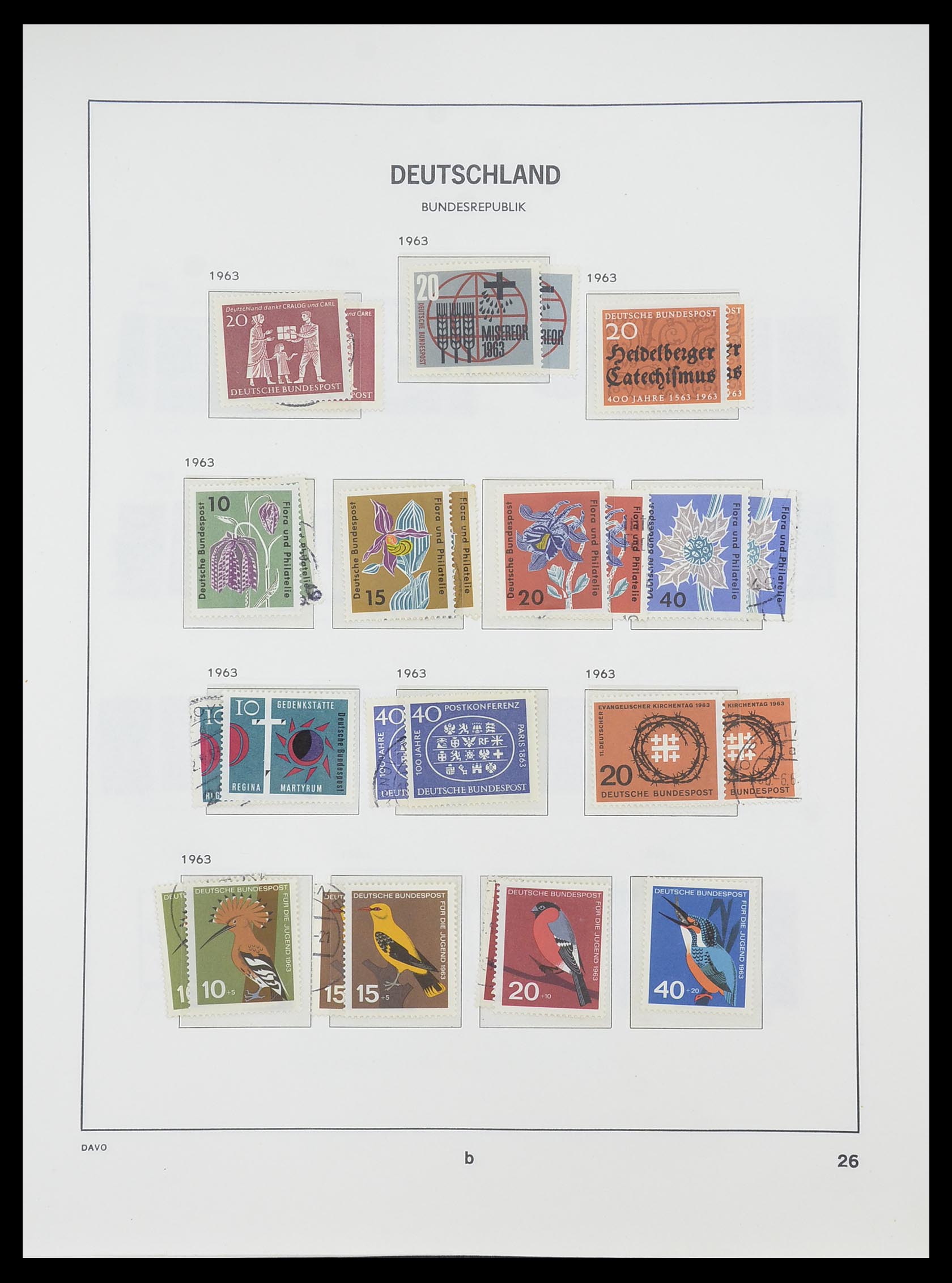 33954 030 - Stamp collection 33954 Bundespost and Berlin 1945-1972.