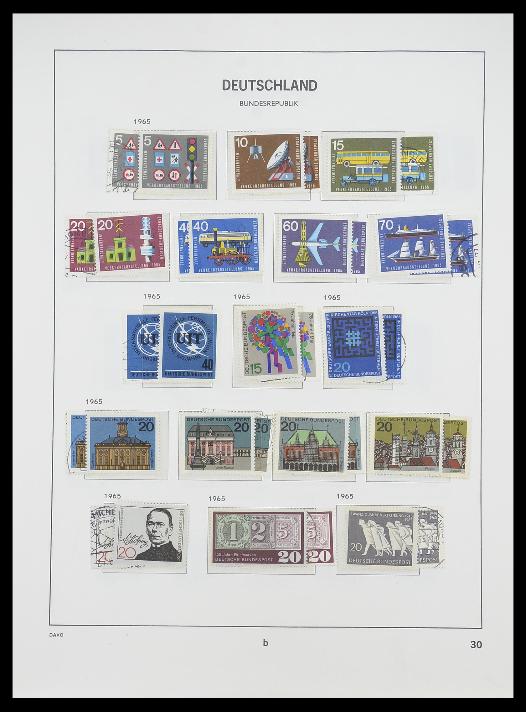 33954 034 - Postzegelverzameling 33954 Bundespost en Berlijn 1945-1972.