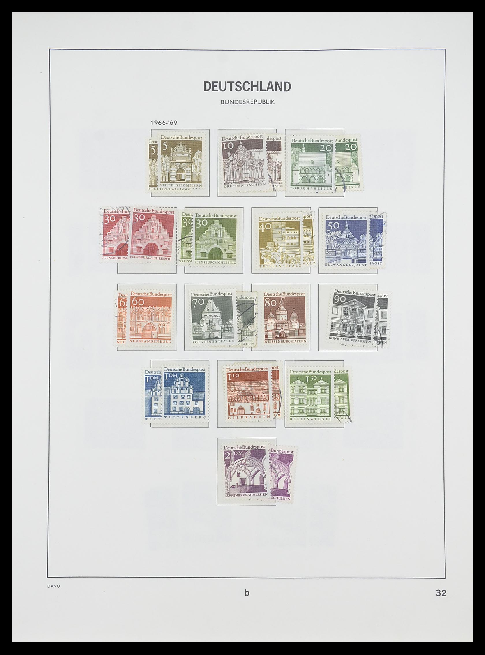 33954 036 - Postzegelverzameling 33954 Bundespost en Berlijn 1945-1972.