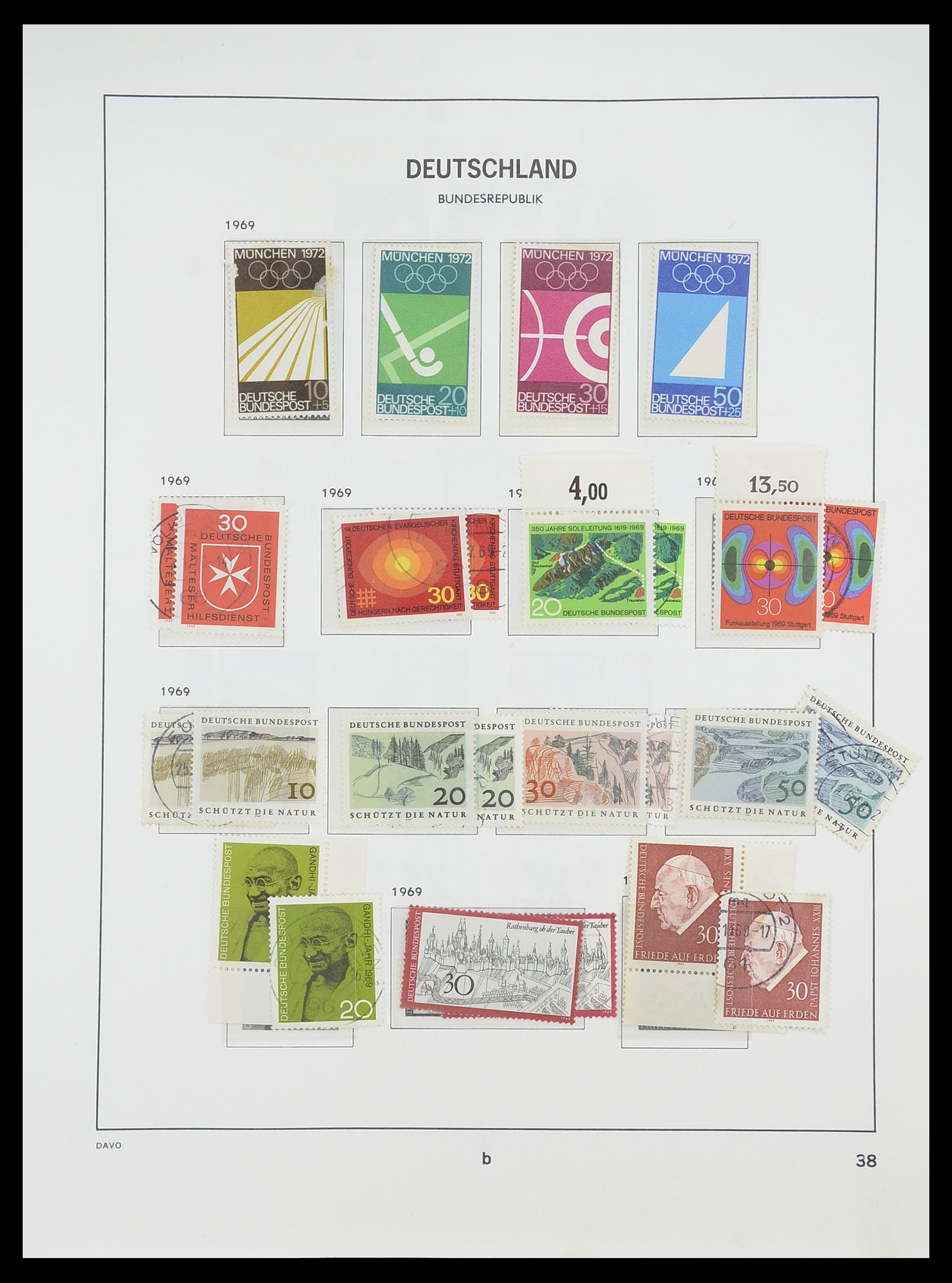 33954 042 - Stamp collection 33954 Bundespost and Berlin 1945-1972.