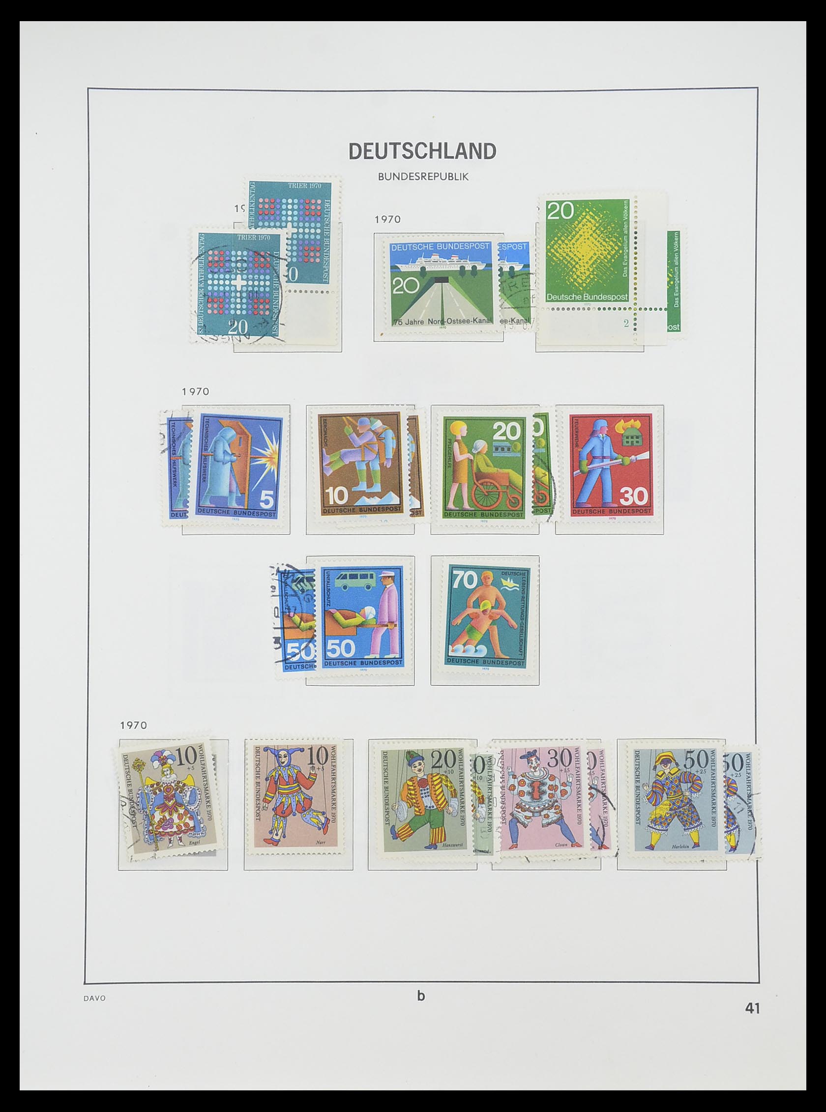 33954 045 - Postzegelverzameling 33954 Bundespost en Berlijn 1945-1972.