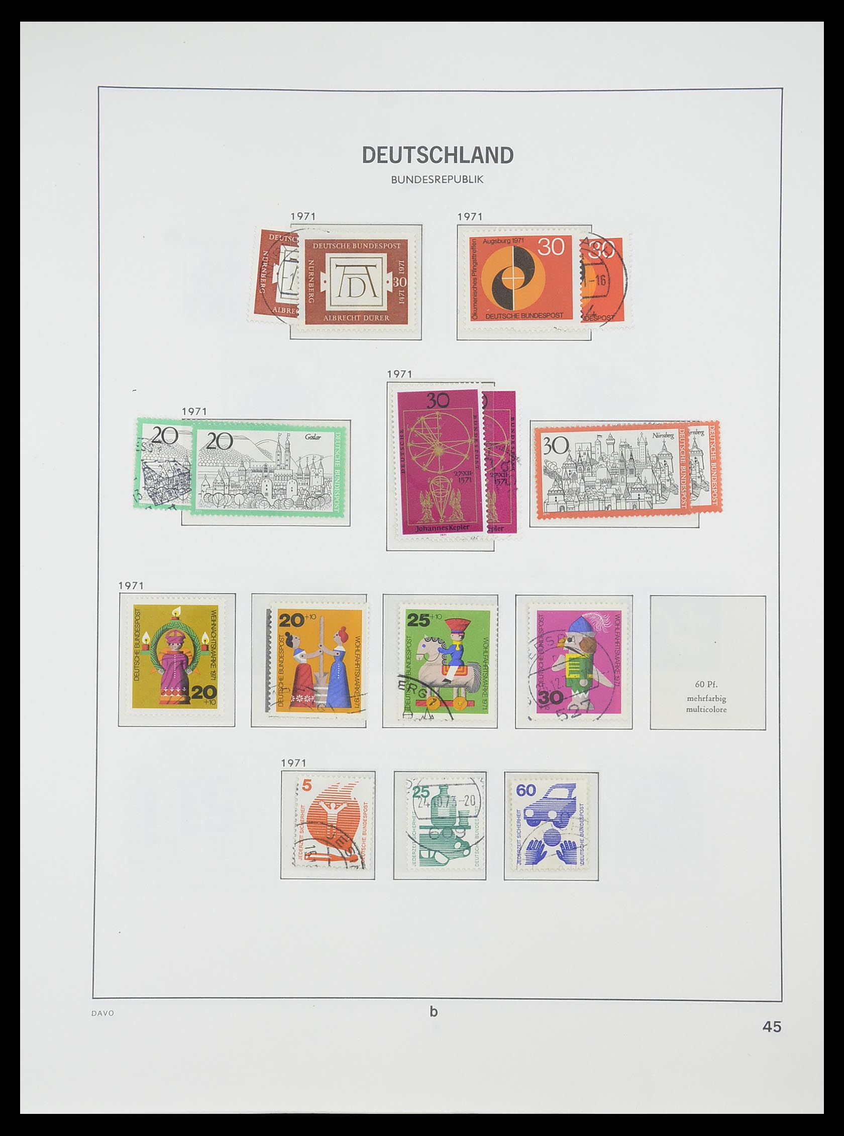 33954 049 - Stamp collection 33954 Bundespost and Berlin 1945-1972.