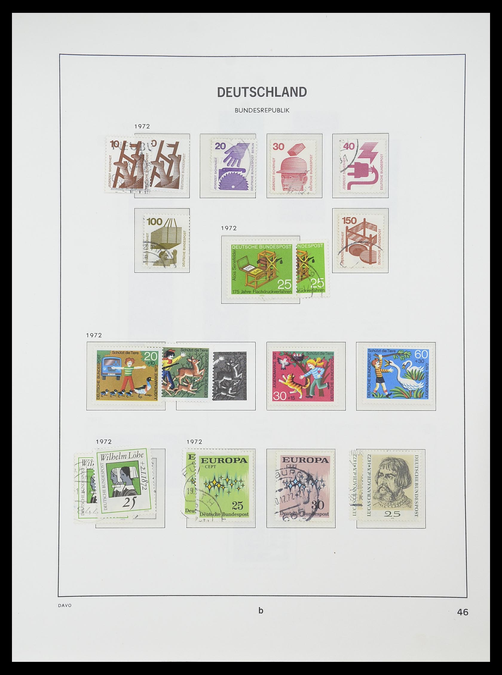 33954 050 - Stamp collection 33954 Bundespost and Berlin 1945-1972.