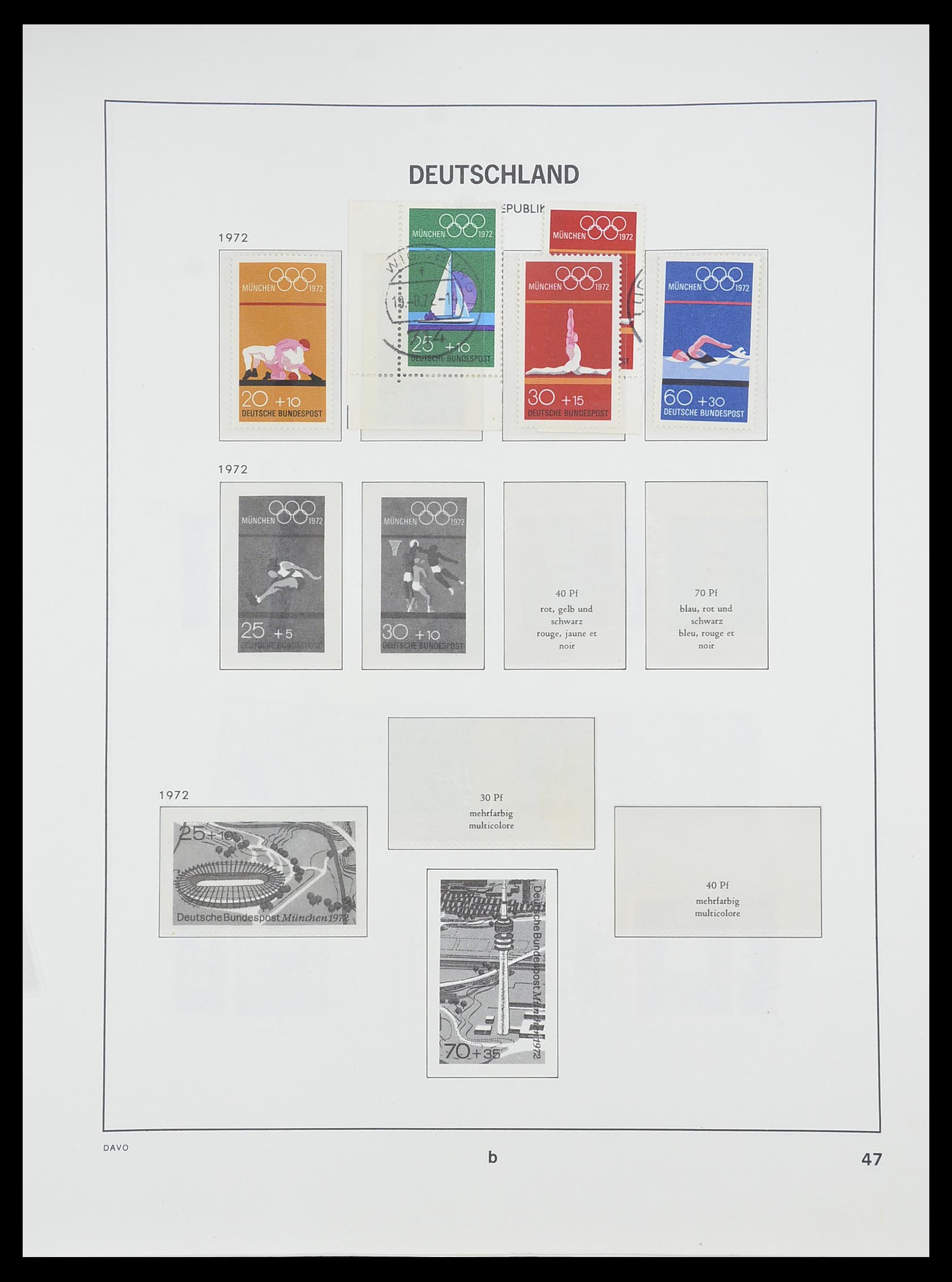 33954 051 - Postzegelverzameling 33954 Bundespost en Berlijn 1945-1972.