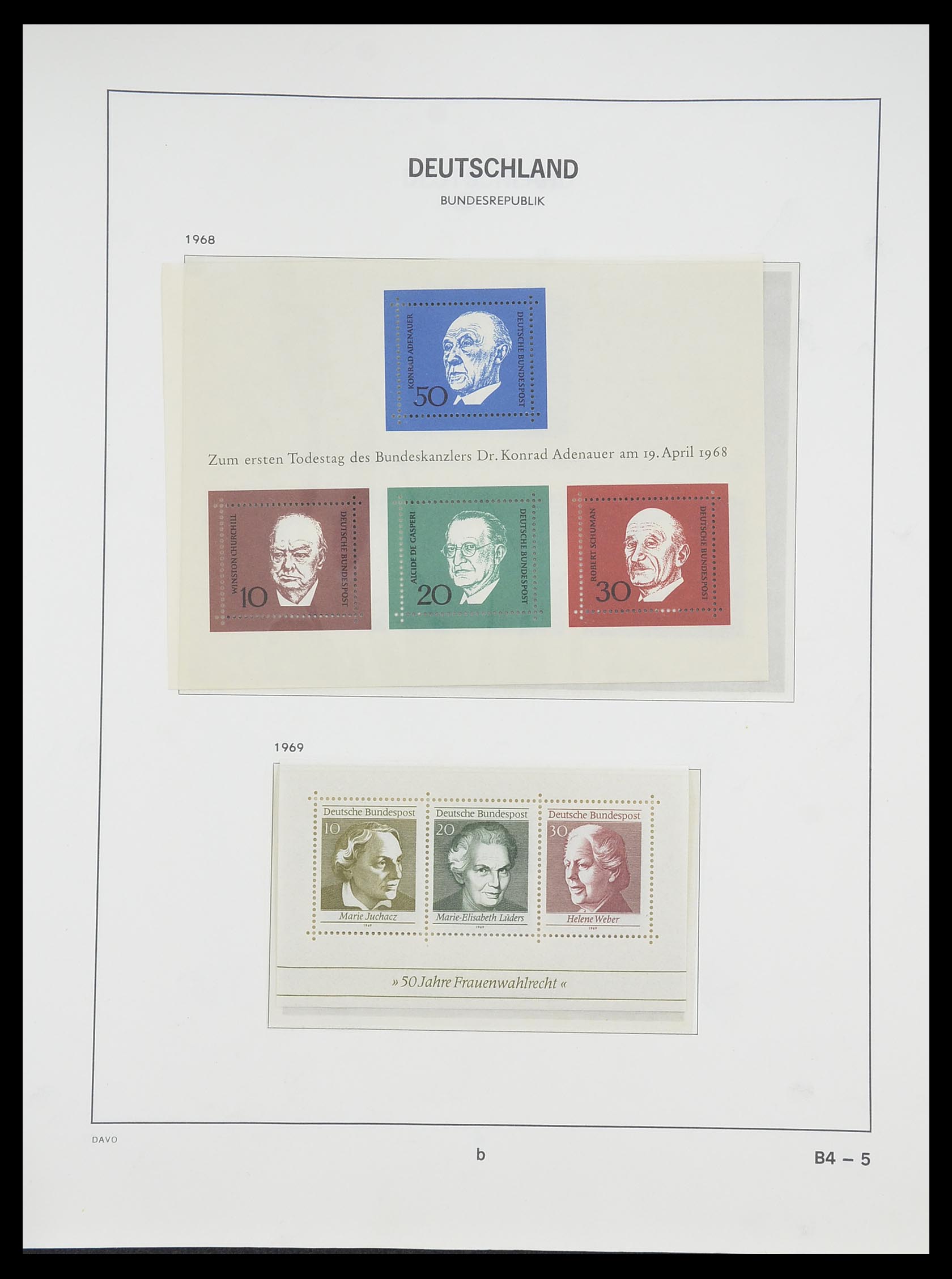 33954 055 - Postzegelverzameling 33954 Bundespost en Berlijn 1945-1972.