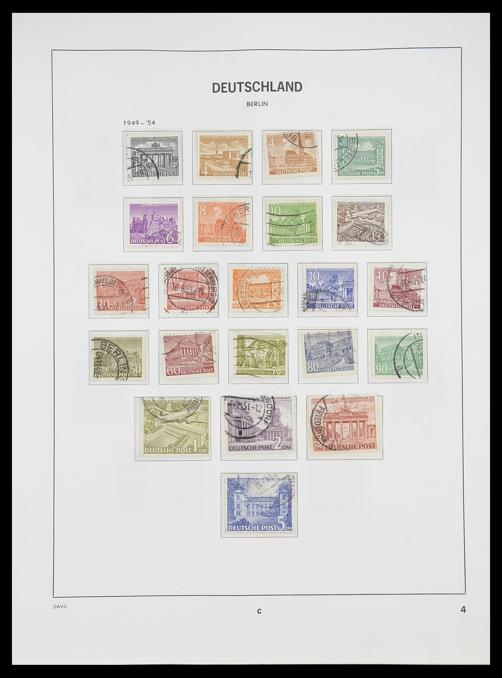 33954 061 - Stamp collection 33954 Bundespost and Berlin 1945-1972.