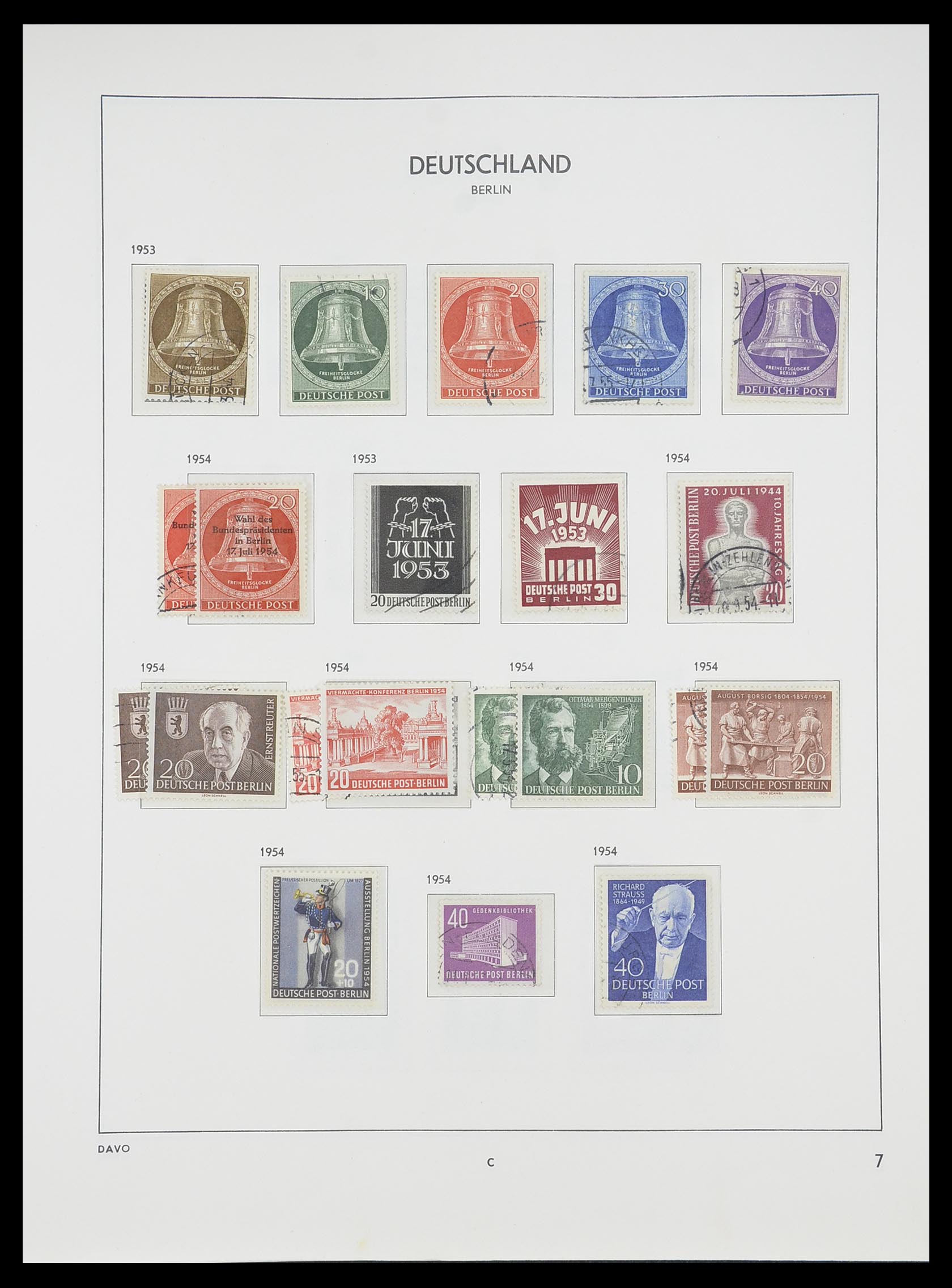 33954 064 - Stamp collection 33954 Bundespost and Berlin 1945-1972.