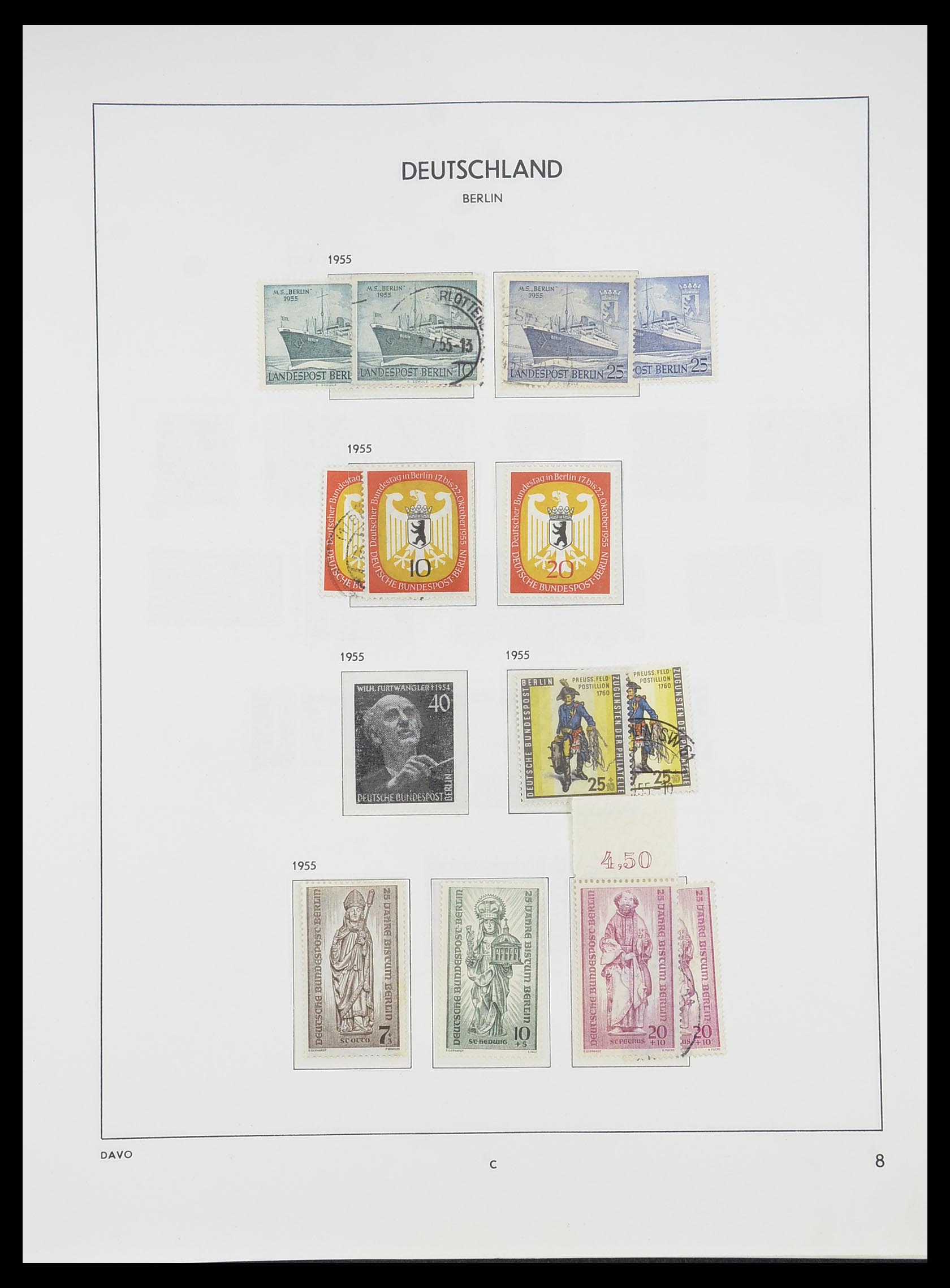 33954 065 - Stamp collection 33954 Bundespost and Berlin 1945-1972.