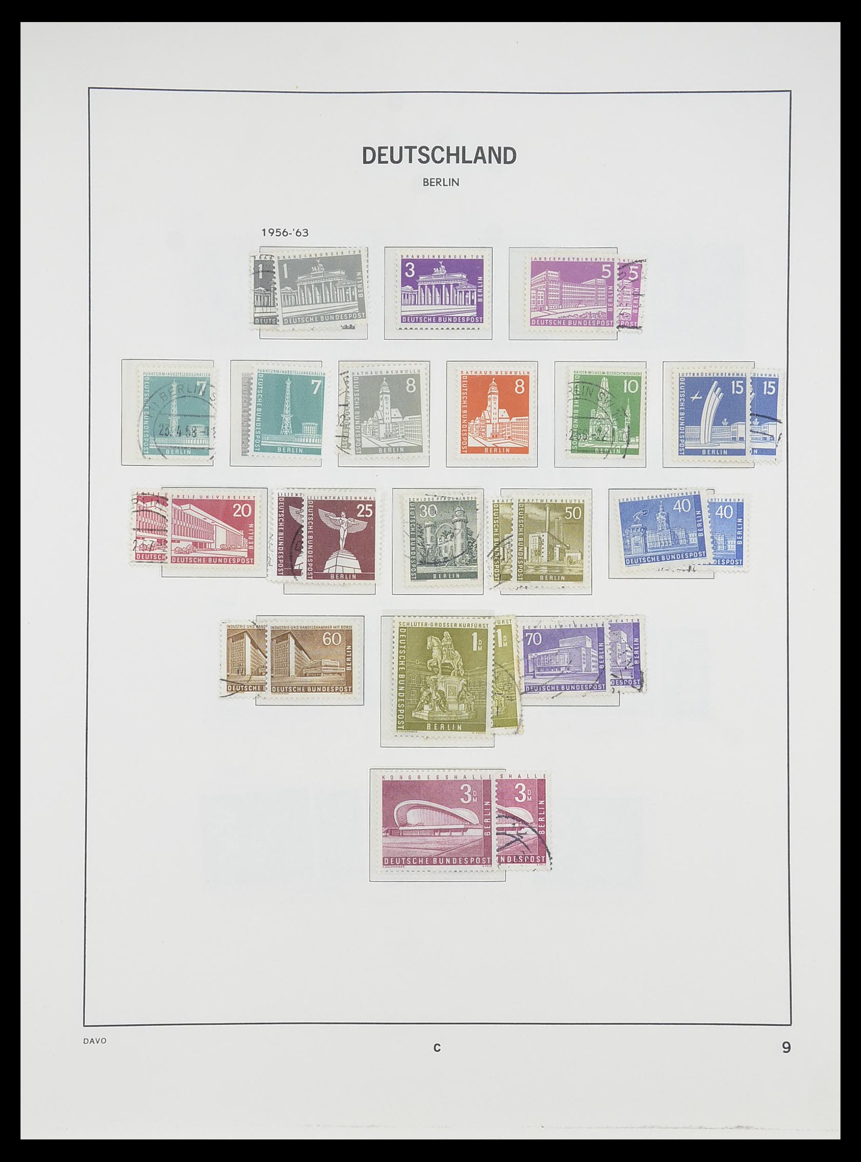 33954 066 - Stamp collection 33954 Bundespost and Berlin 1945-1972.