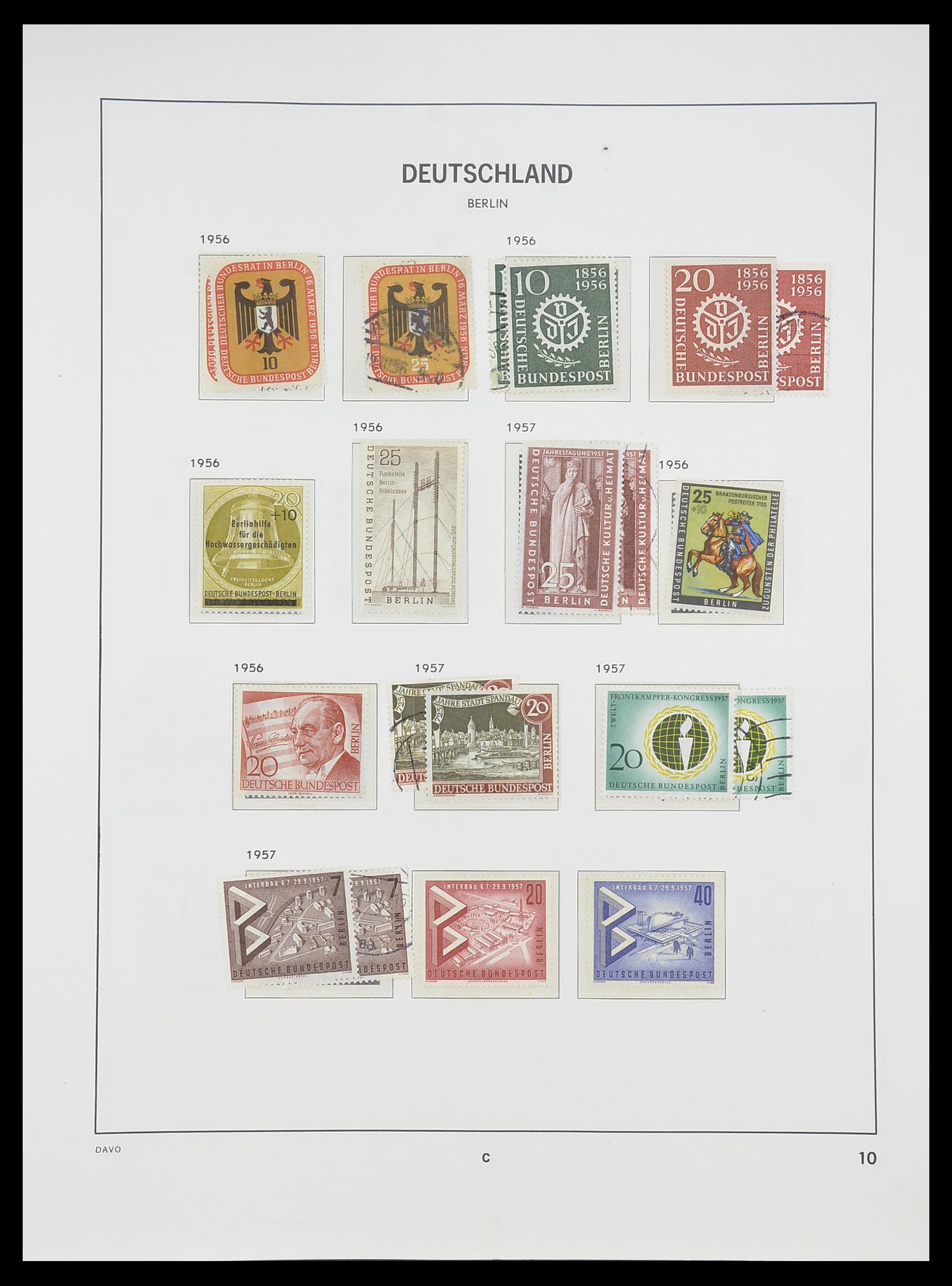33954 067 - Stamp collection 33954 Bundespost and Berlin 1945-1972.