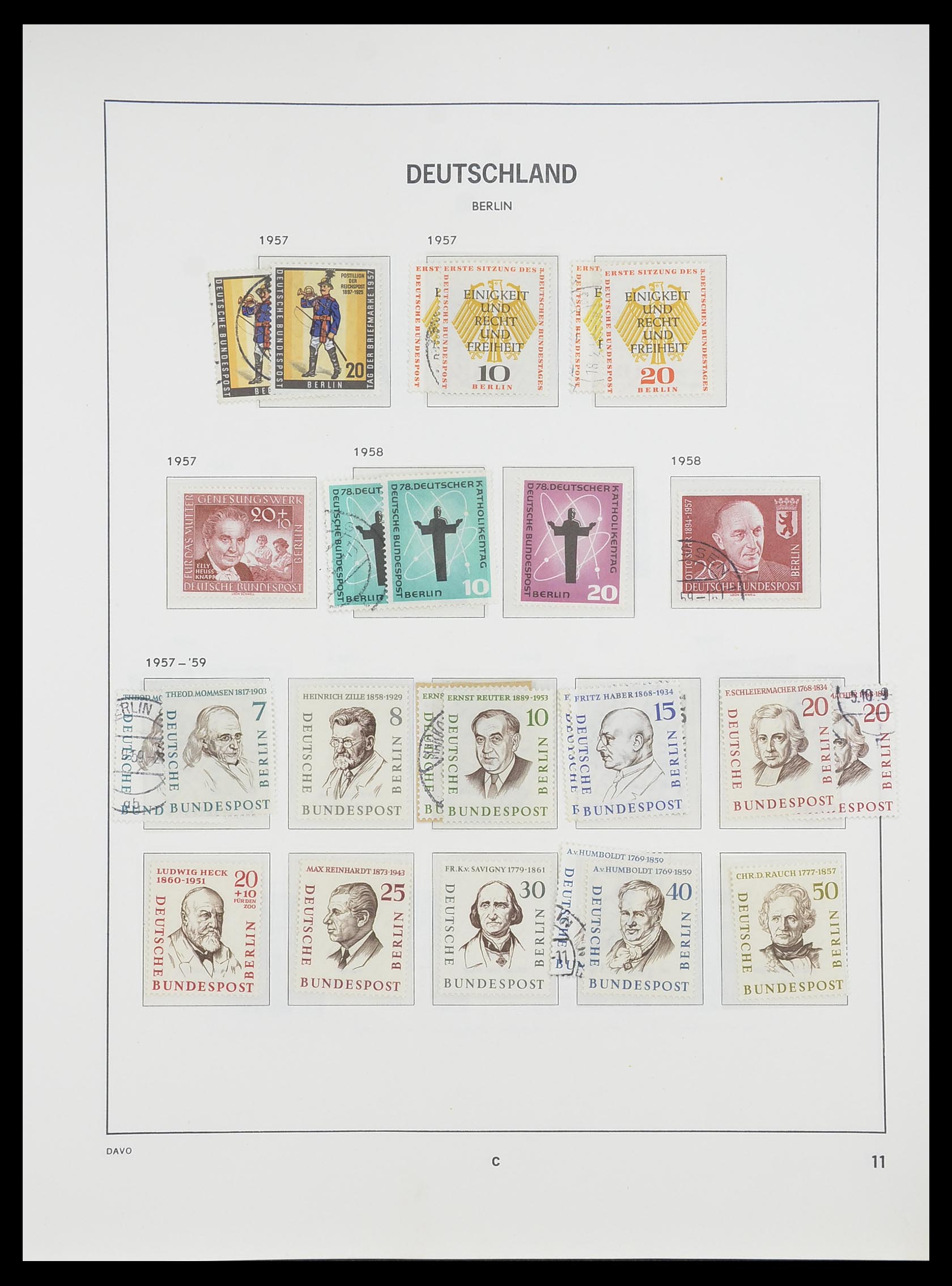 33954 068 - Stamp collection 33954 Bundespost and Berlin 1945-1972.