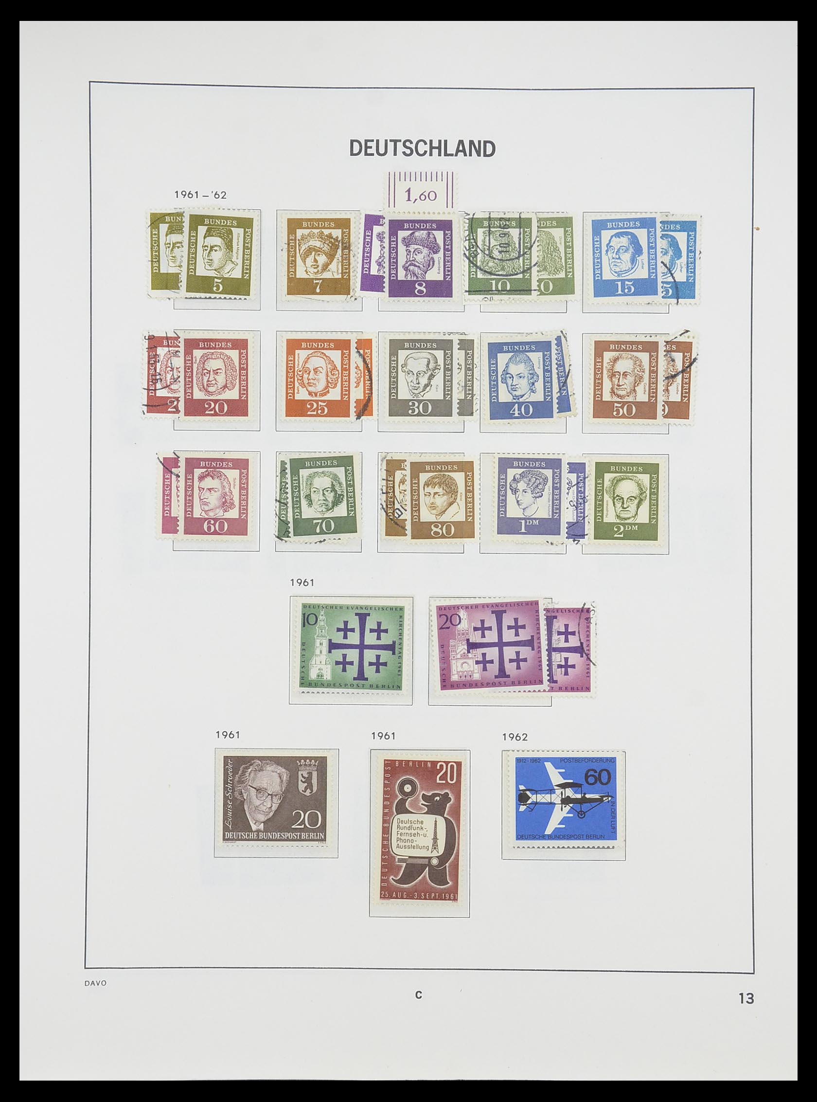 33954 070 - Stamp collection 33954 Bundespost and Berlin 1945-1972.