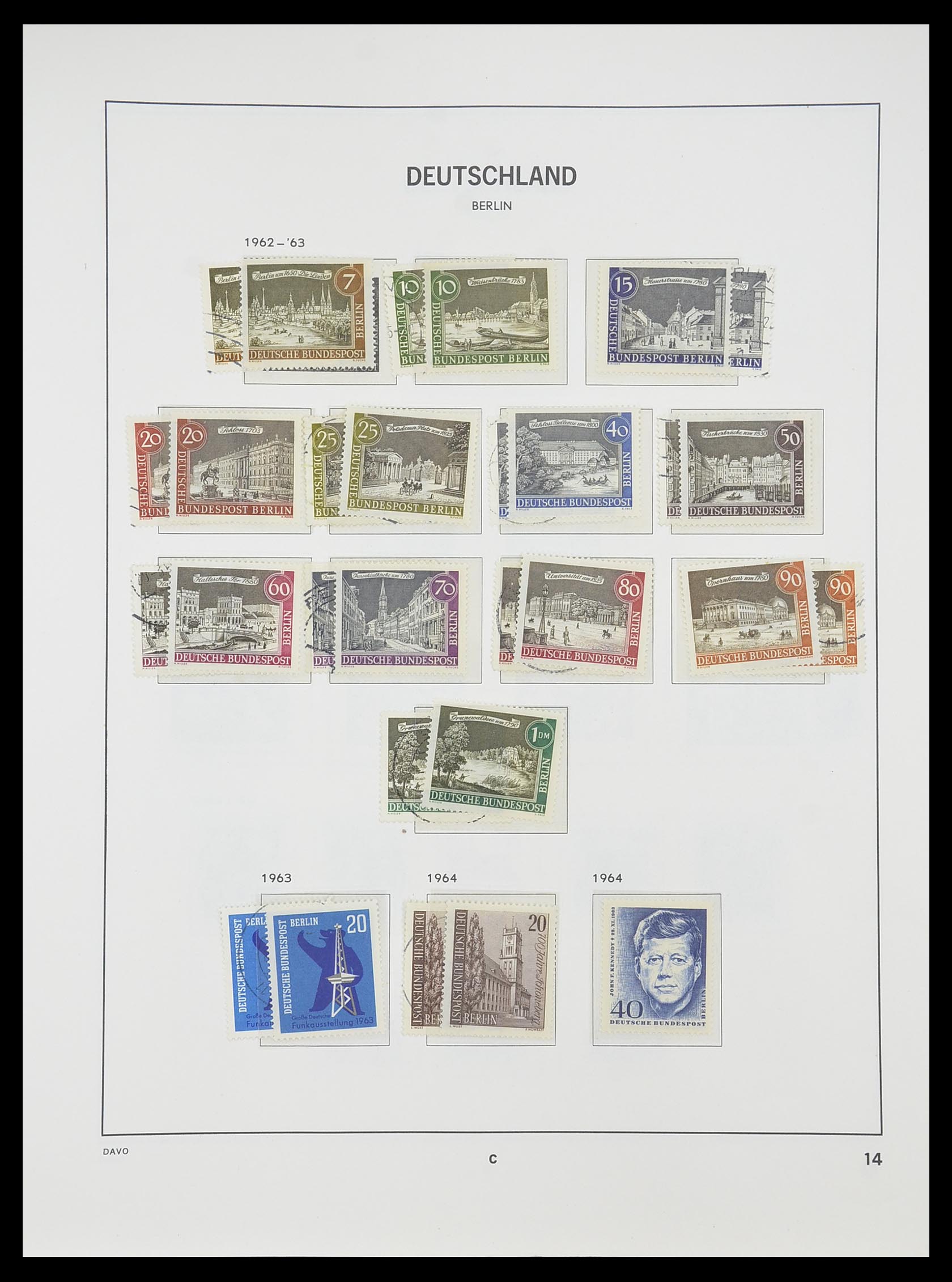 33954 071 - Stamp collection 33954 Bundespost and Berlin 1945-1972.