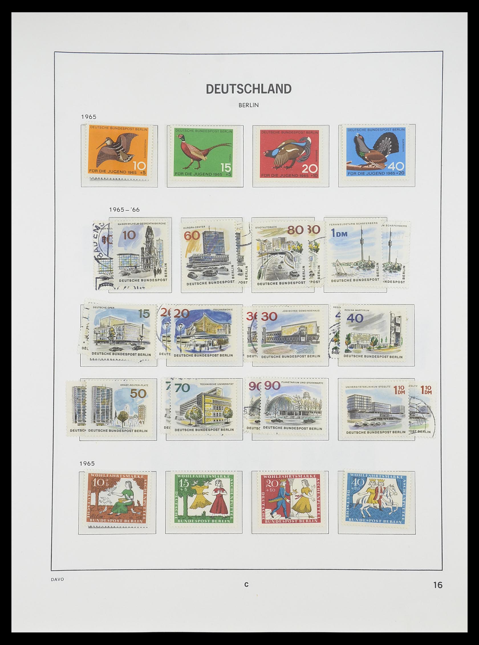 33954 073 - Stamp collection 33954 Bundespost and Berlin 1945-1972.
