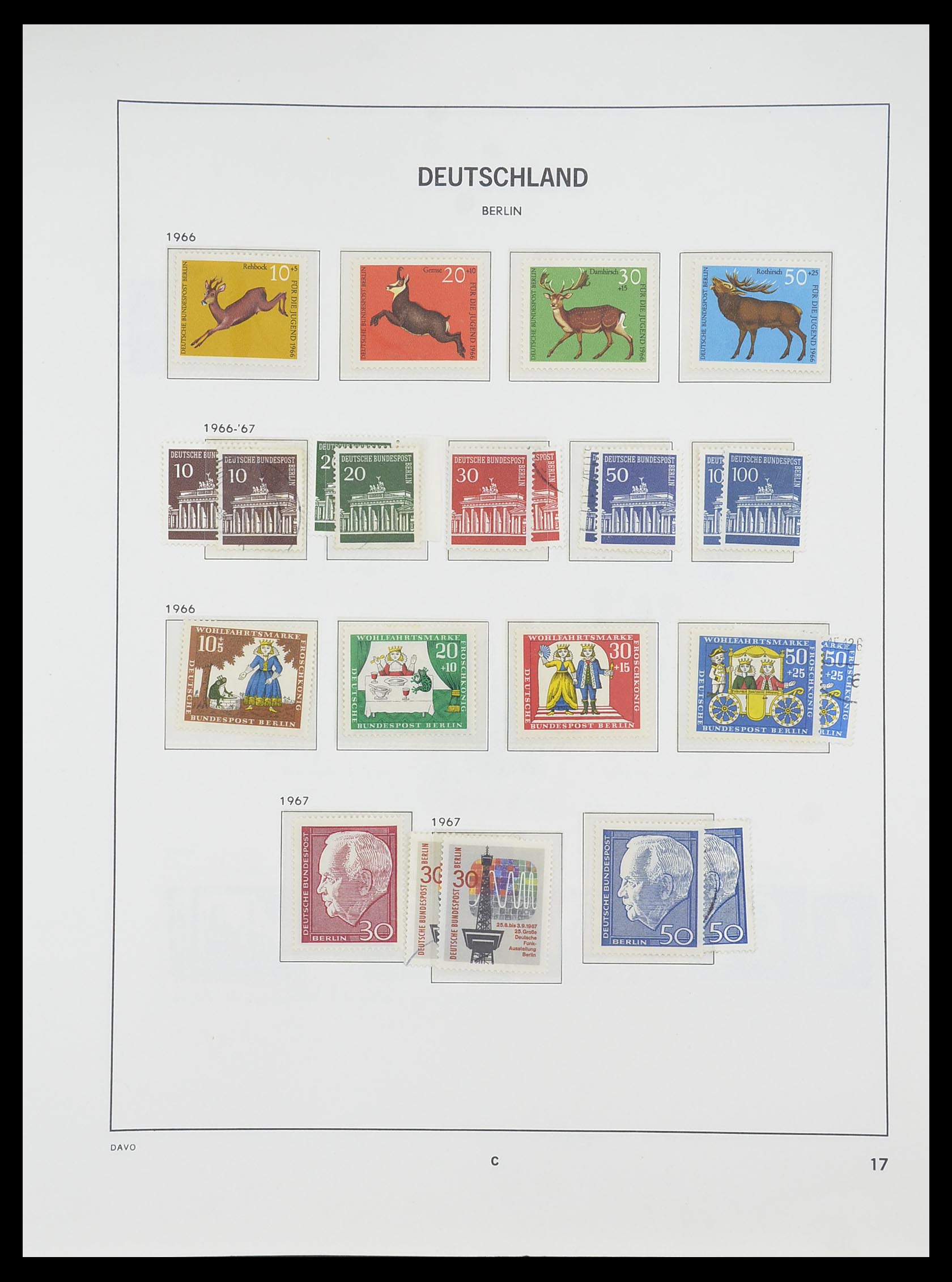 33954 074 - Stamp collection 33954 Bundespost and Berlin 1945-1972.