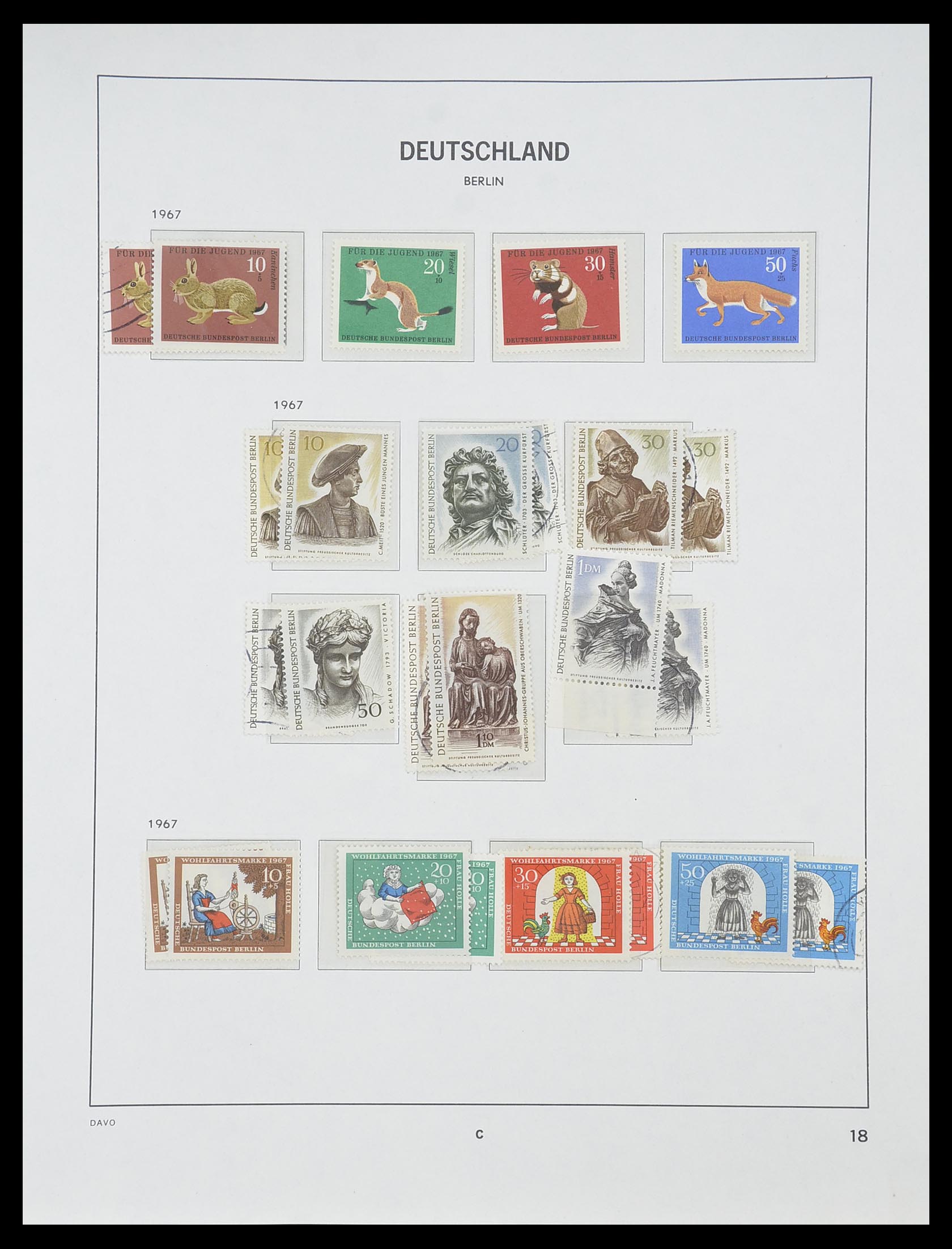 33954 075 - Stamp collection 33954 Bundespost and Berlin 1945-1972.