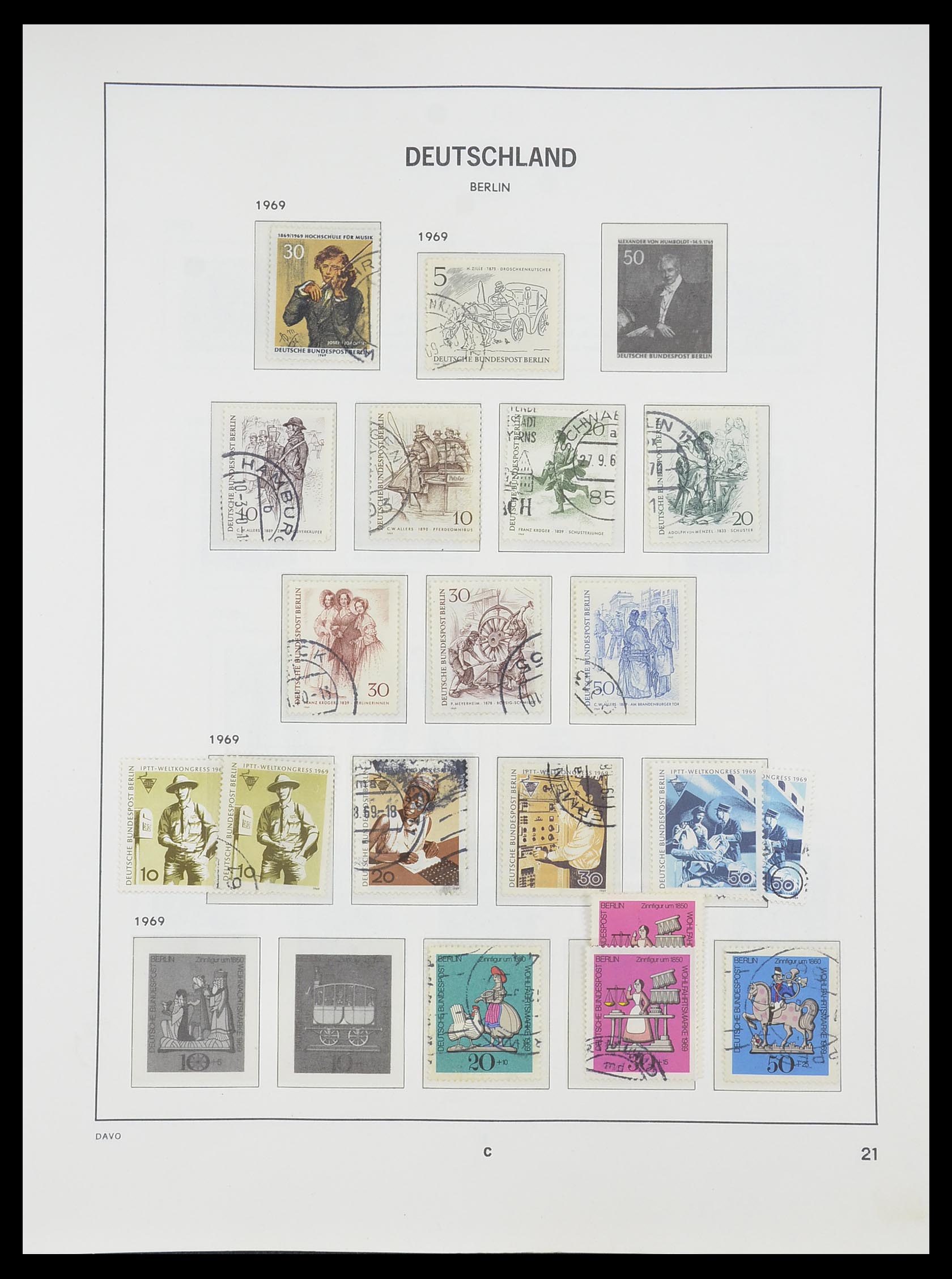 33954 078 - Stamp collection 33954 Bundespost and Berlin 1945-1972.
