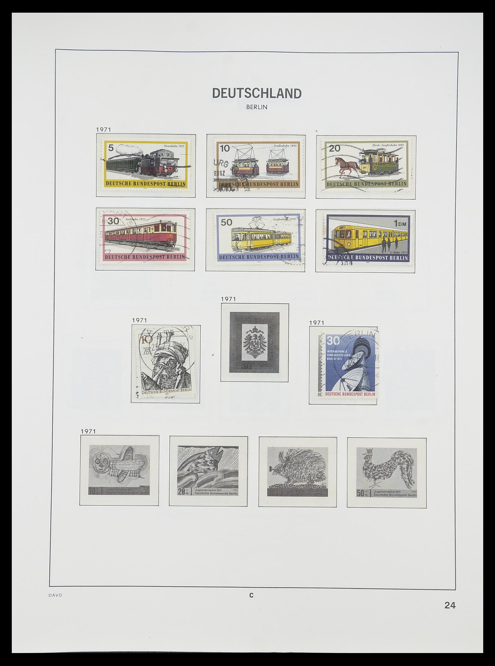 33954 081 - Stamp collection 33954 Bundespost and Berlin 1945-1972.