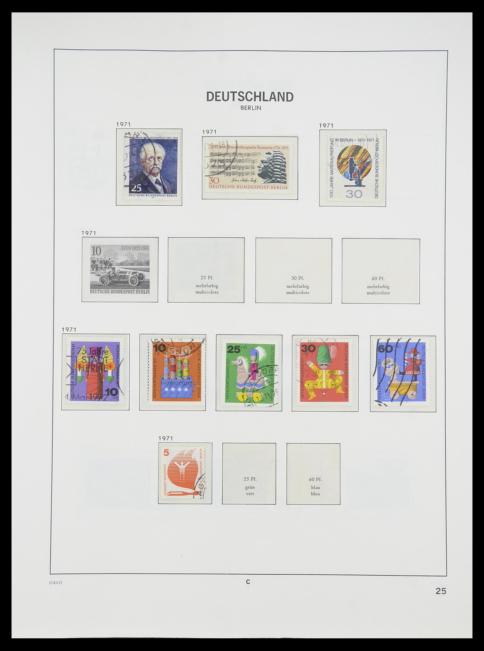 33954 082 - Stamp collection 33954 Bundespost and Berlin 1945-1972.