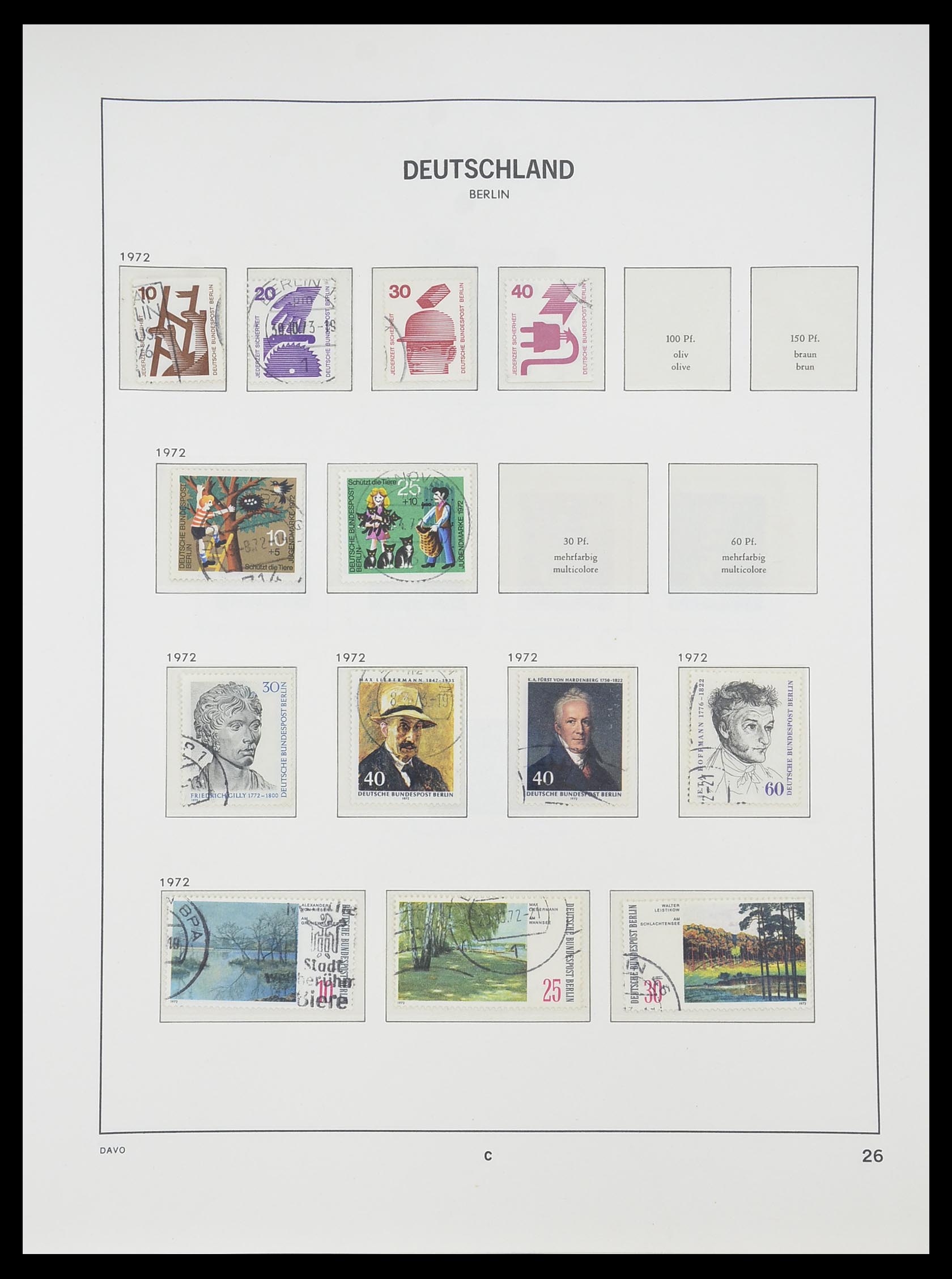 33954 083 - Stamp collection 33954 Bundespost and Berlin 1945-1972.