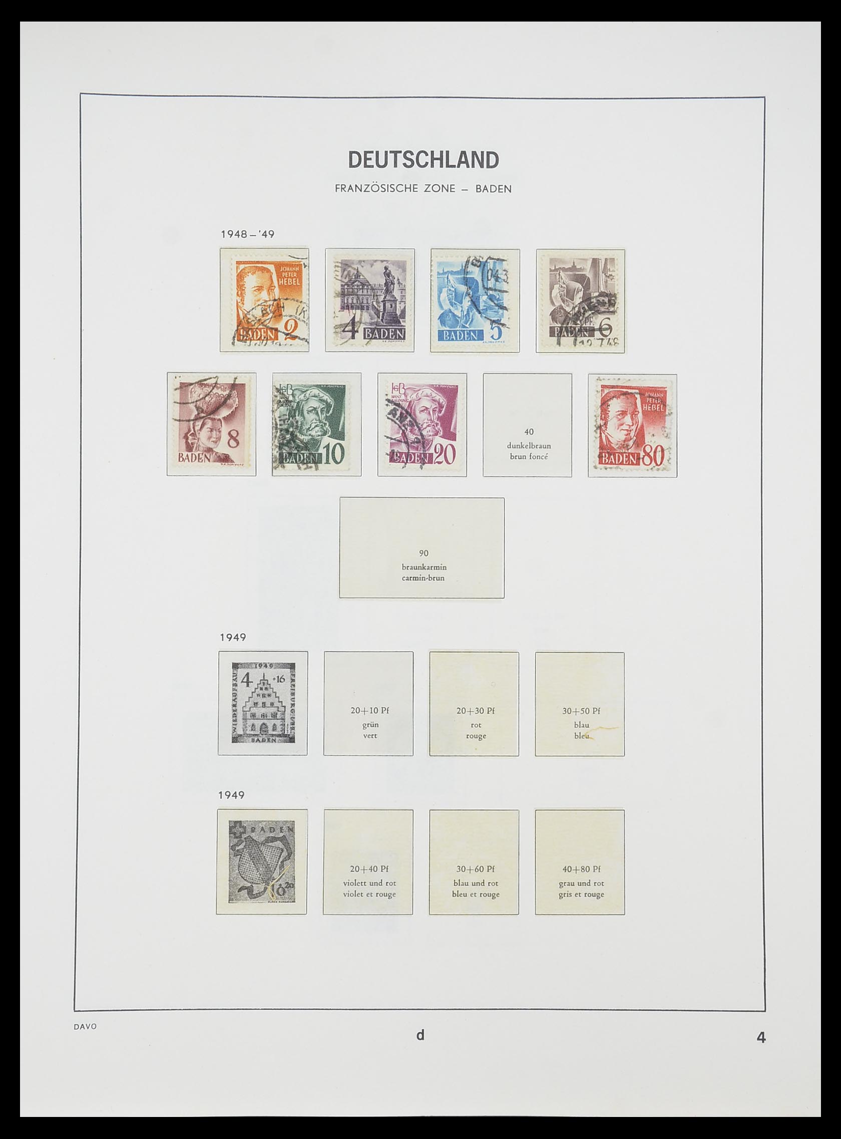 33954 090 - Postzegelverzameling 33954 Bundespost en Berlijn 1945-1972.