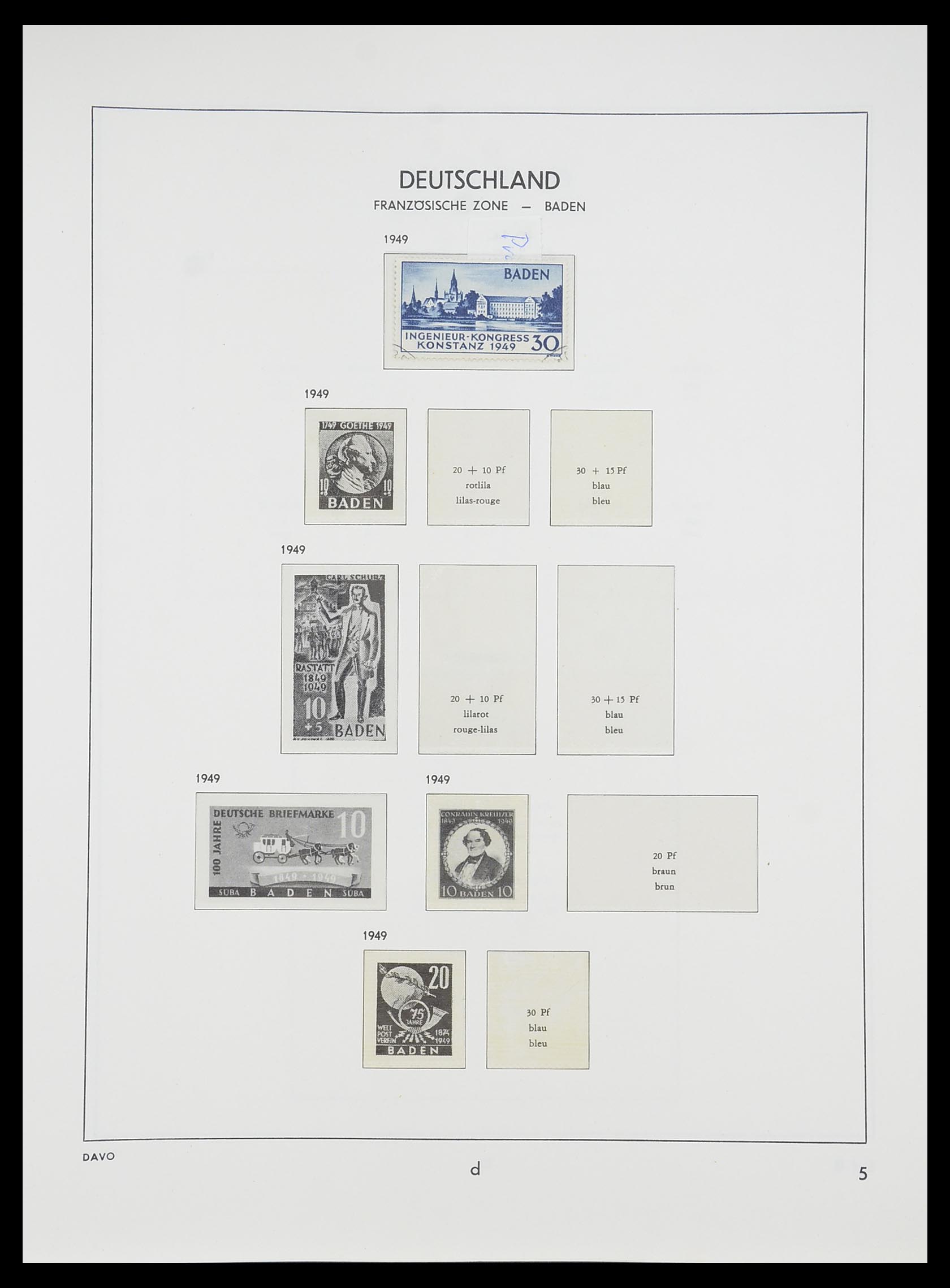 33954 091 - Postzegelverzameling 33954 Bundespost en Berlijn 1945-1972.