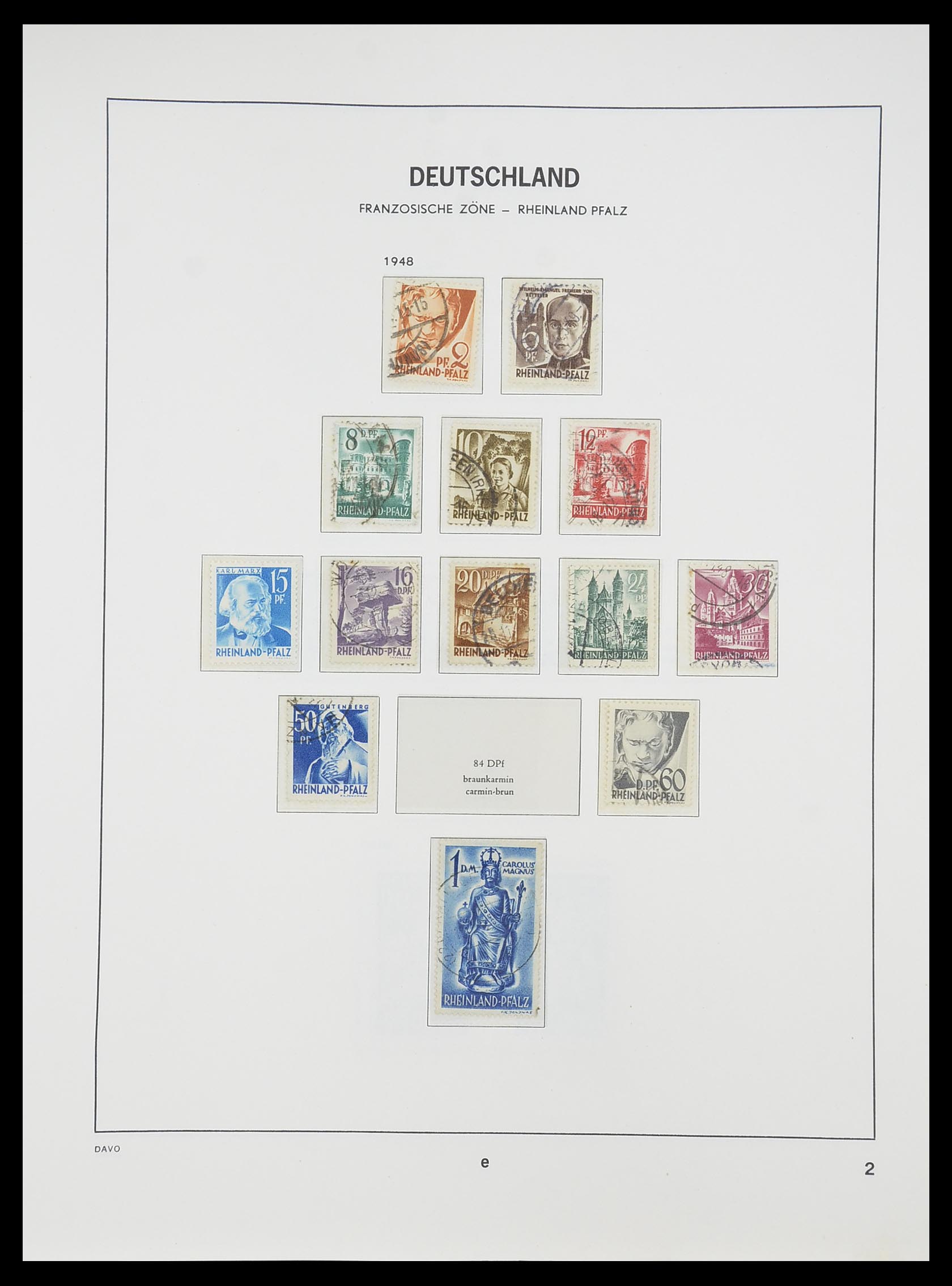 33954 093 - Stamp collection 33954 Bundespost and Berlin 1945-1972.