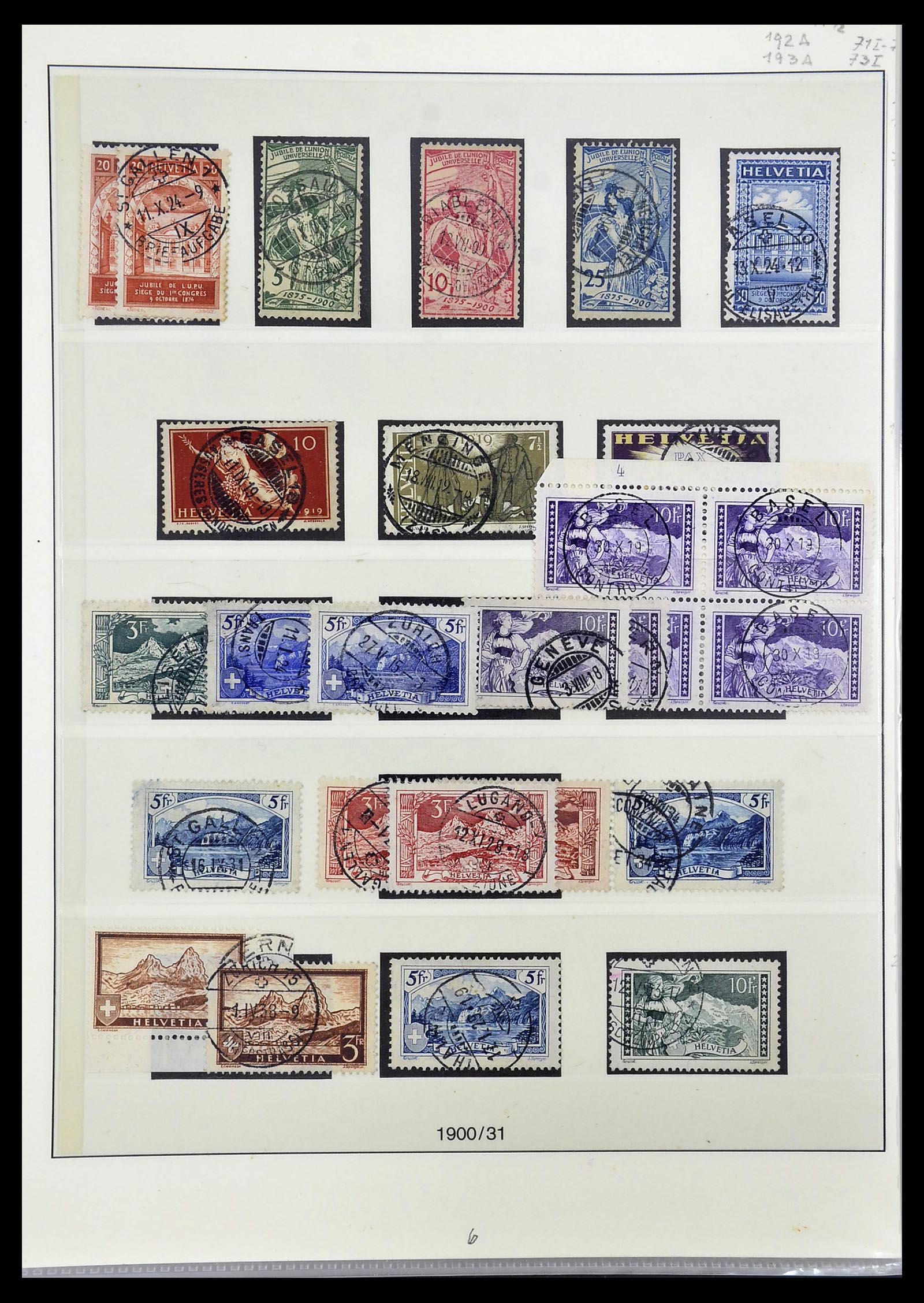 33955 007 - Stamp collection 33955 Switzerland 1850-2009.
