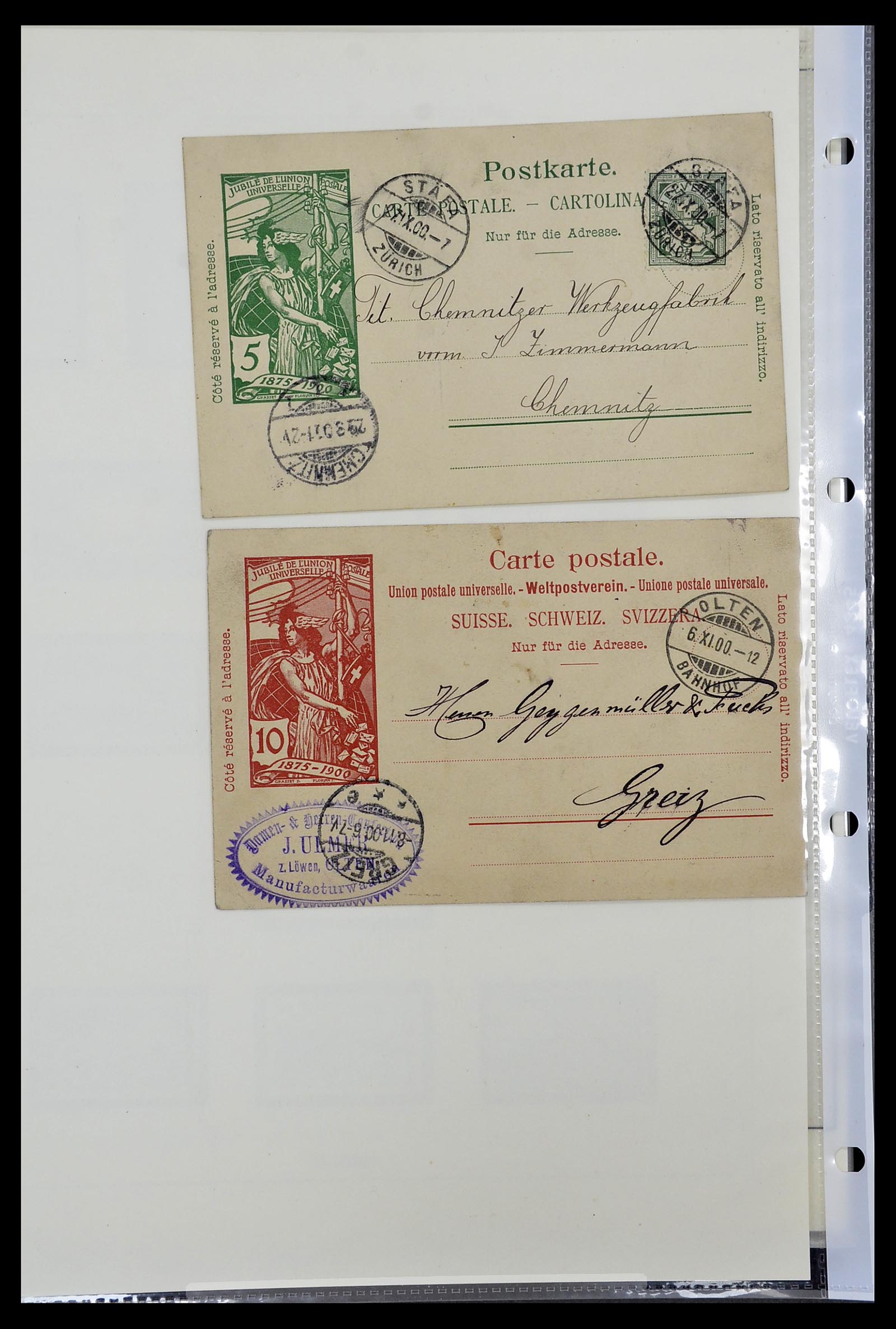33955 009 - Stamp collection 33955 Switzerland 1850-2009.