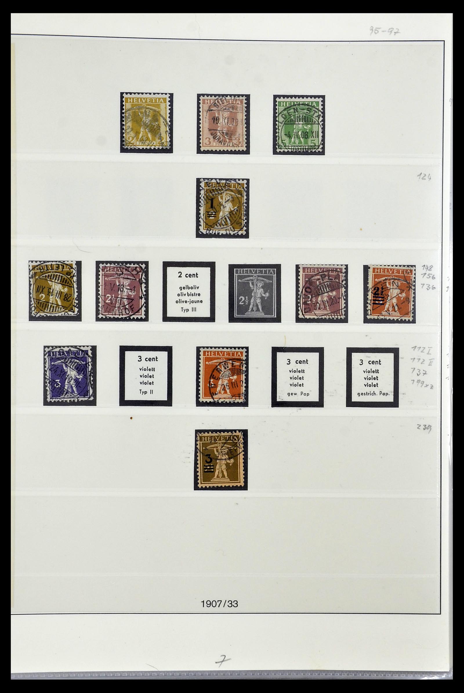 33955 010 - Stamp collection 33955 Switzerland 1850-2009.