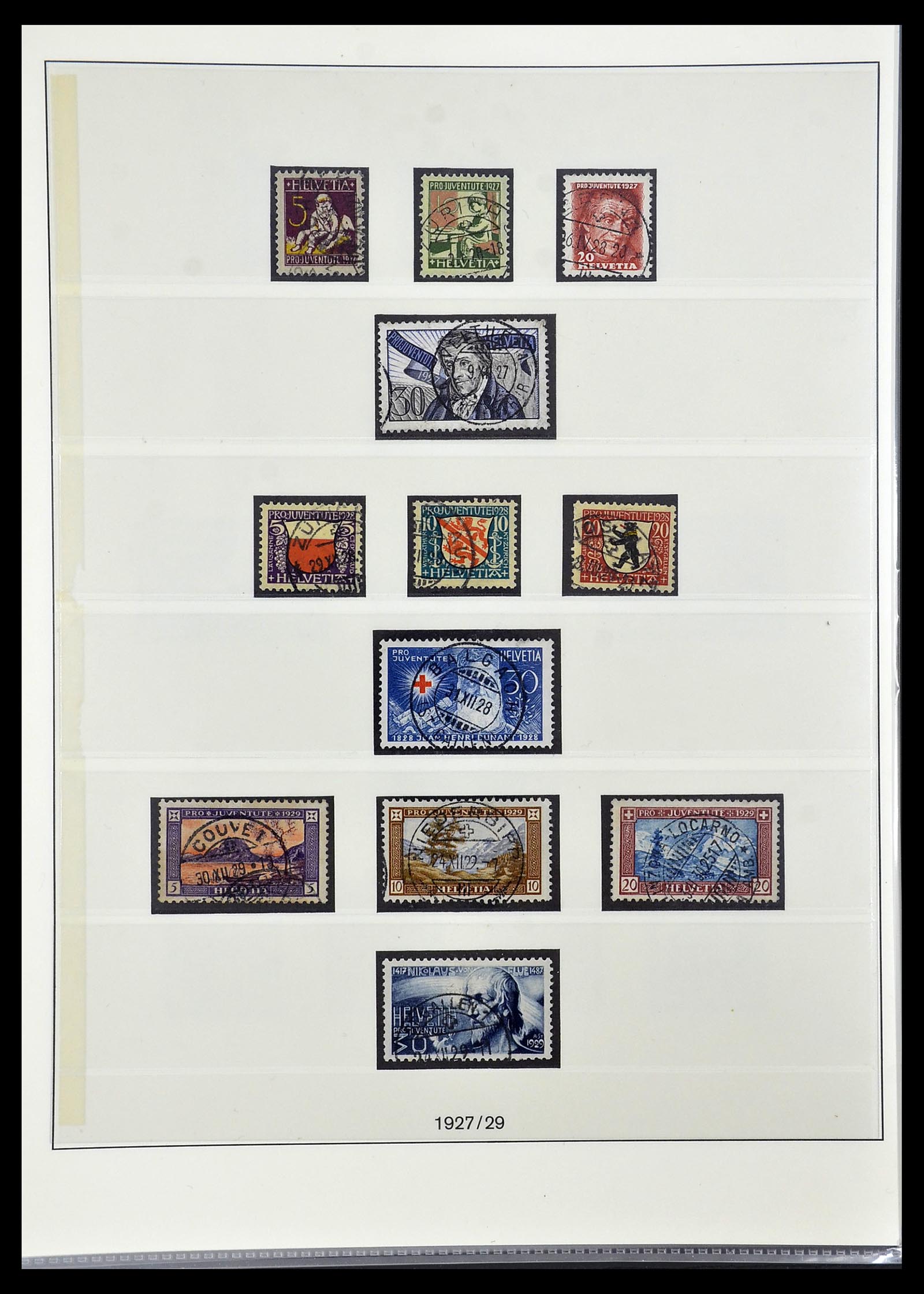 33955 018 - Postzegelverzameling 33955 Zwitserland 1850-2009.