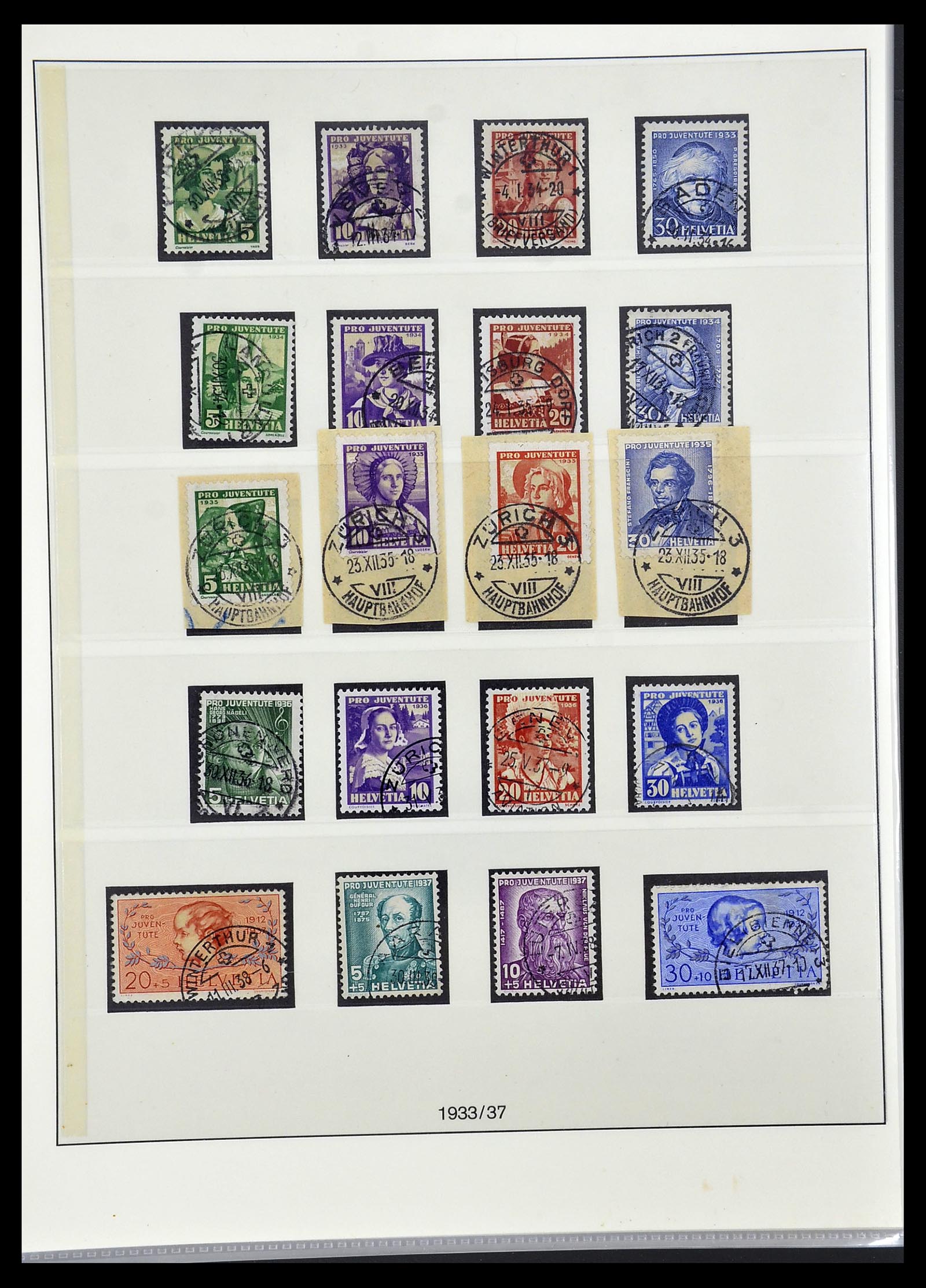 33955 021 - Stamp collection 33955 Switzerland 1850-2009.