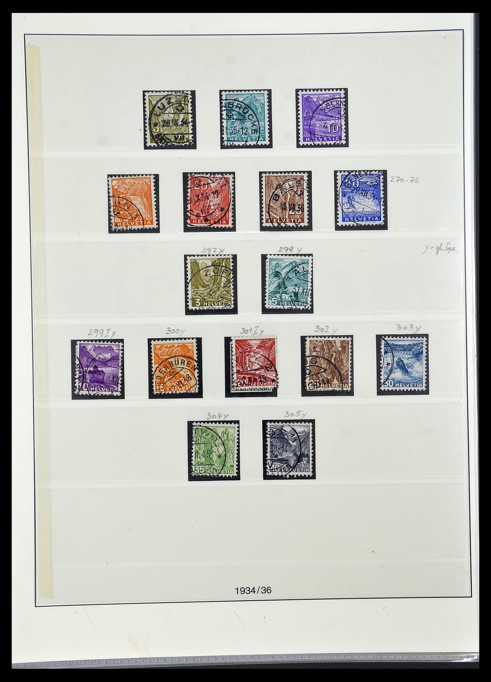 33955 023 - Stamp collection 33955 Switzerland 1850-2009.