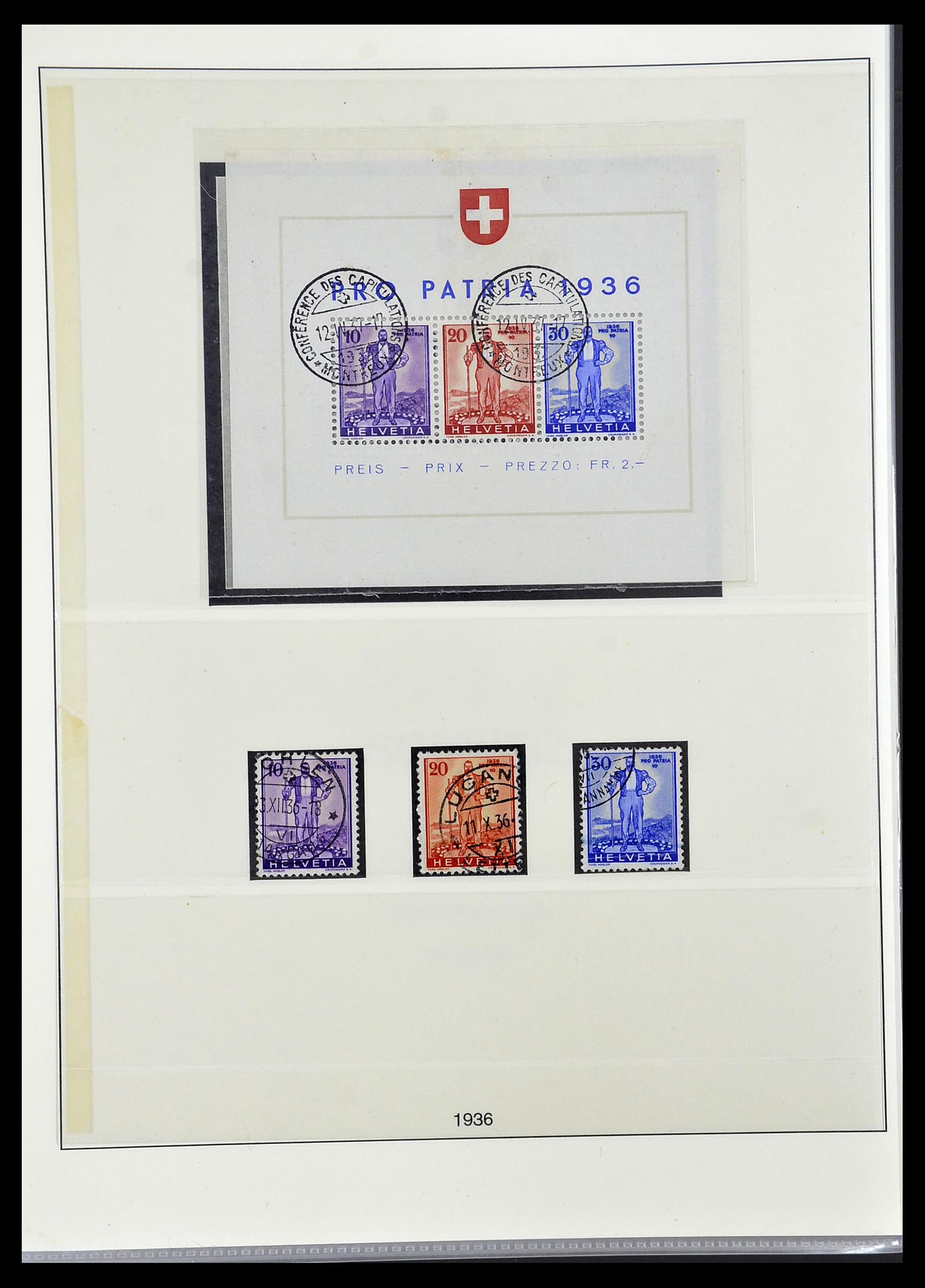 33955 026 - Stamp collection 33955 Switzerland 1850-2009.