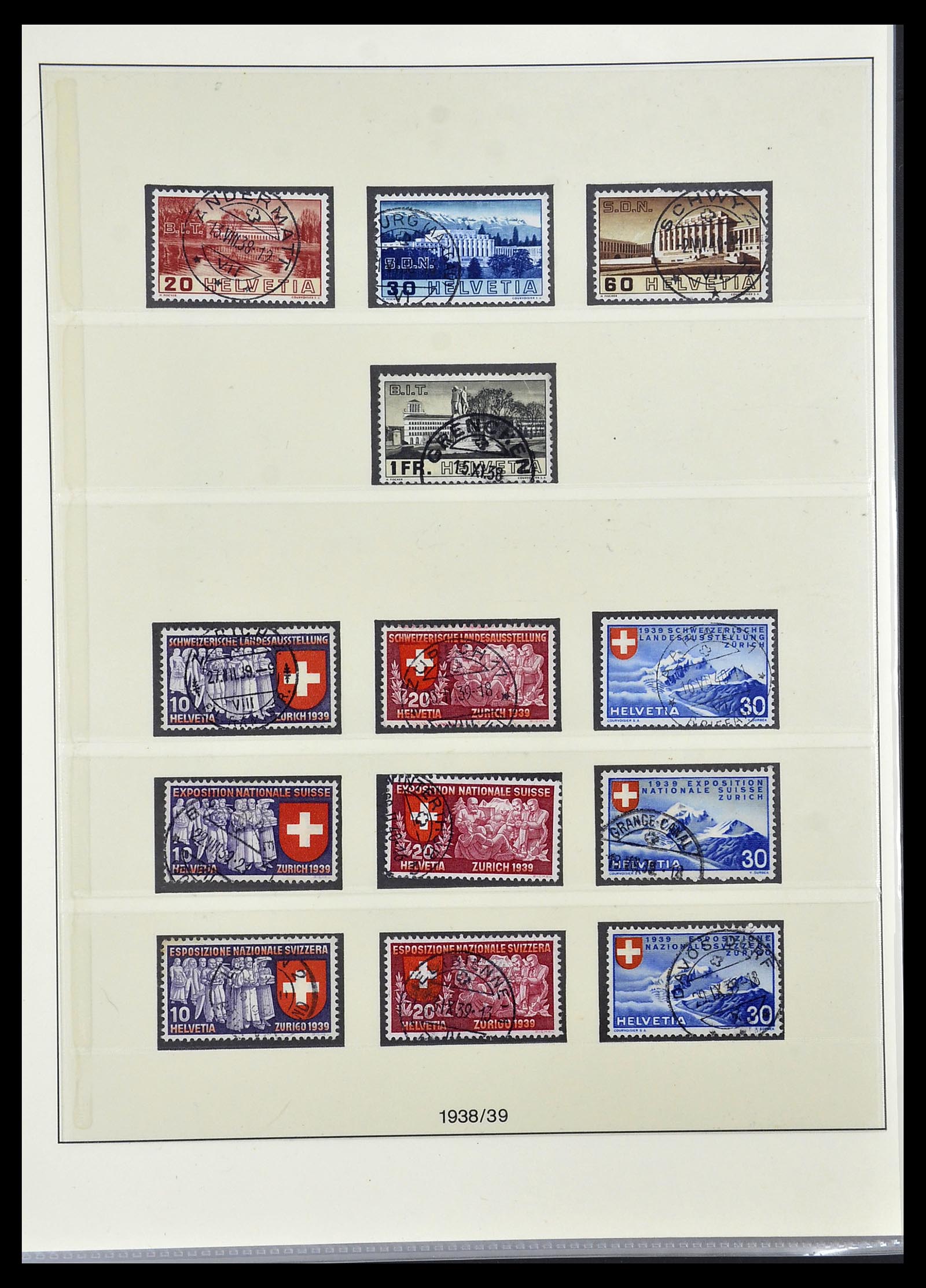 33955 028 - Stamp collection 33955 Switzerland 1850-2009.