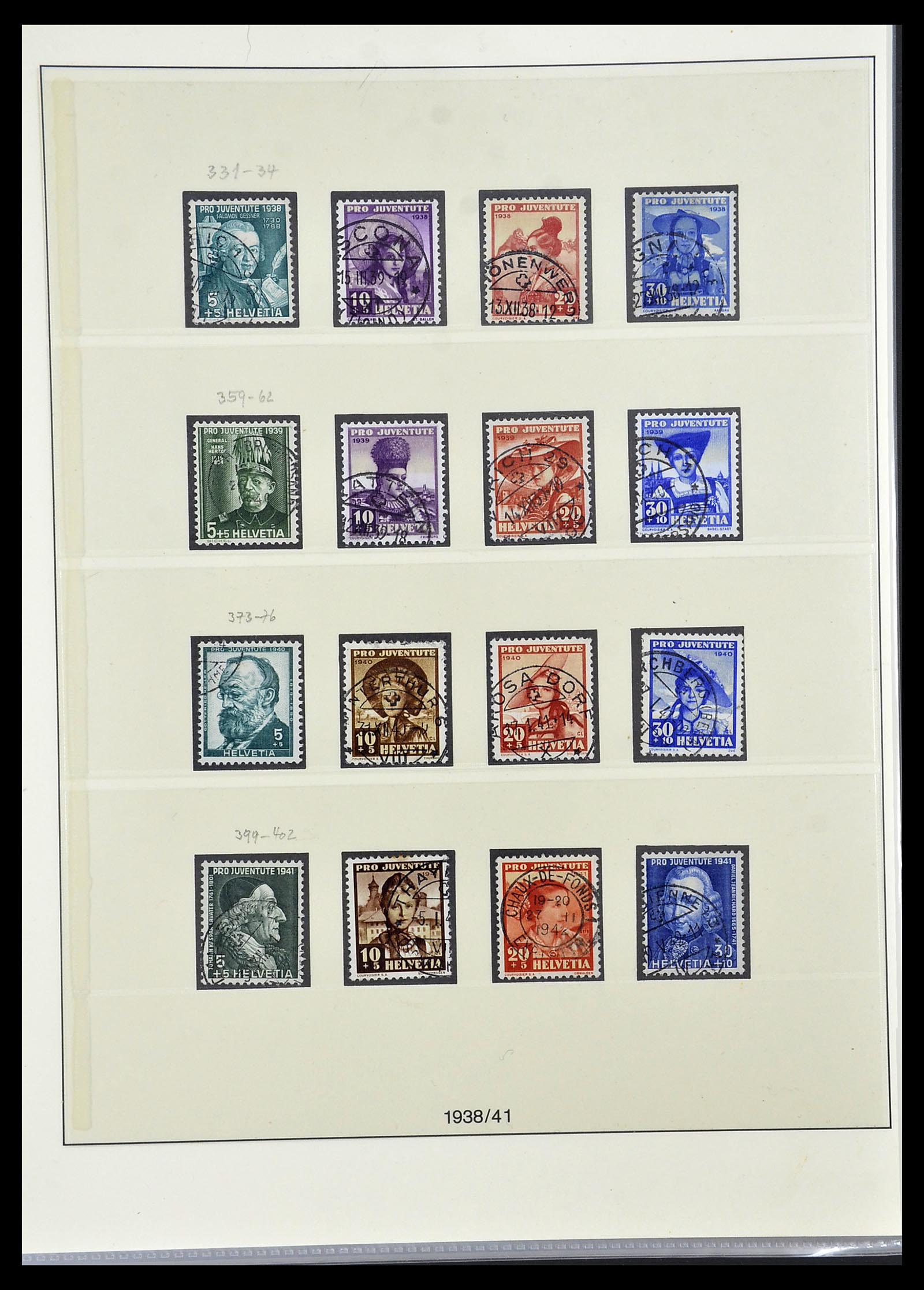 33955 029 - Stamp collection 33955 Switzerland 1850-2009.