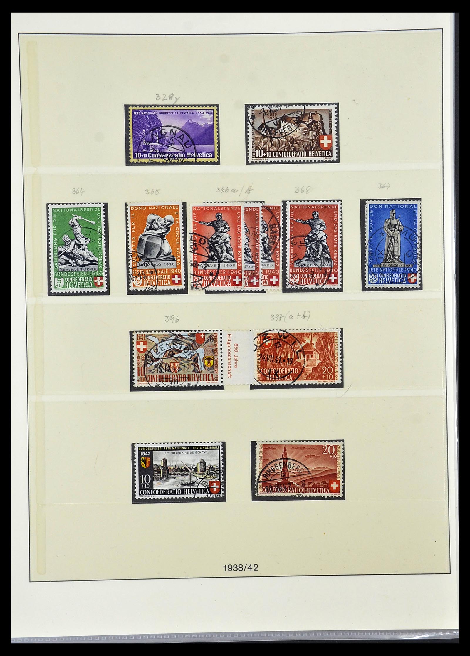 33955 030 - Stamp collection 33955 Switzerland 1850-2009.